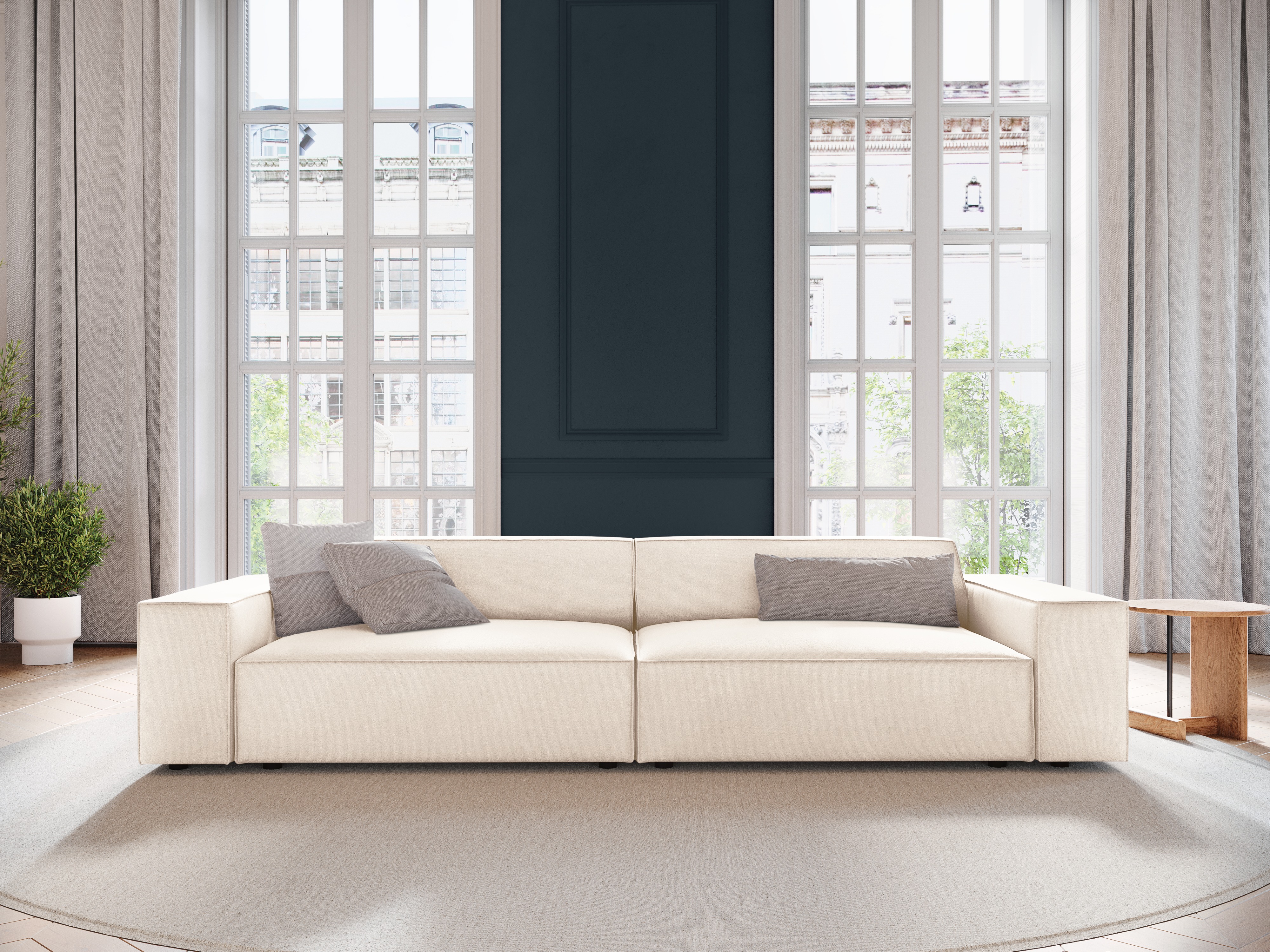 Modulinė sofa Lomcalu 105 (Bluvel 22)
