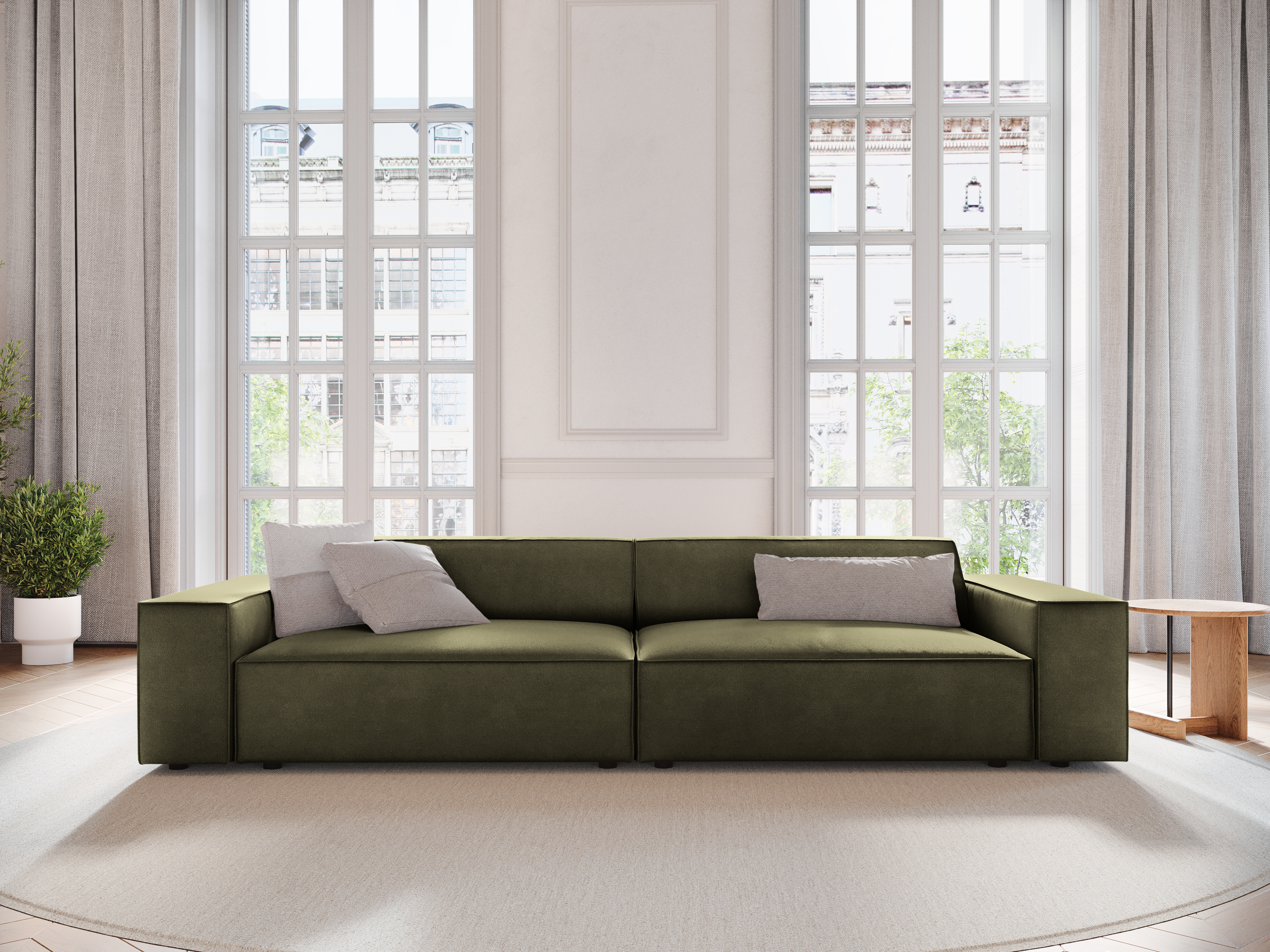 Modulinė sofa Lomcalu 105 (Bluvel 77)