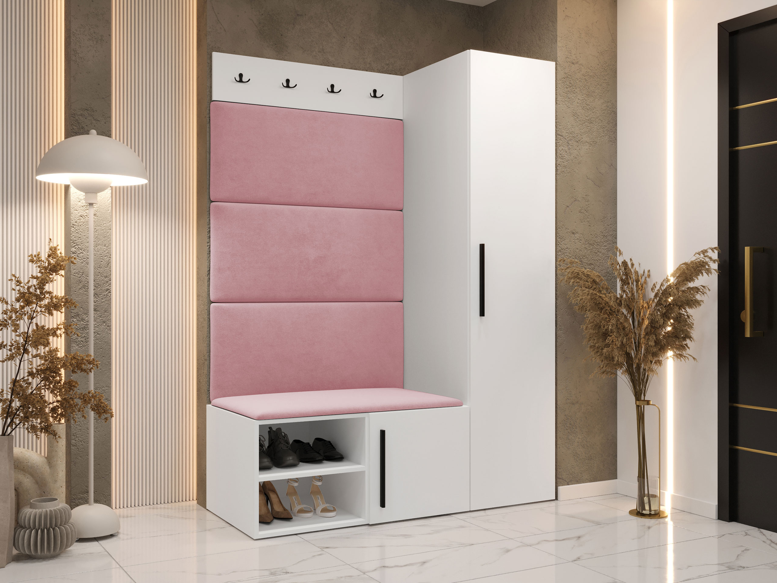 Prieškambario komplektas Hartford 525 (Balta)