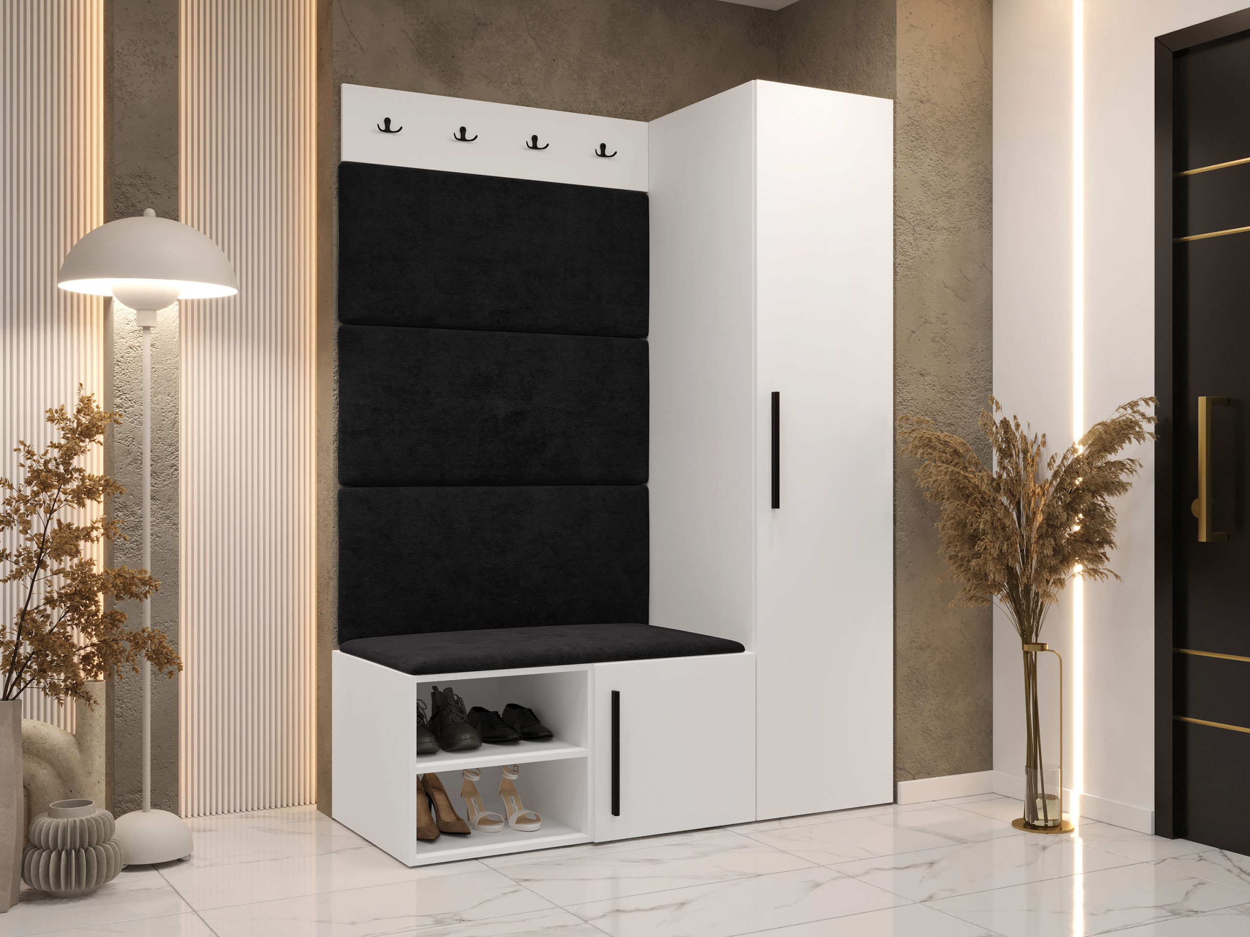 Prieškambario komplektas Hartford 525 (Balta)