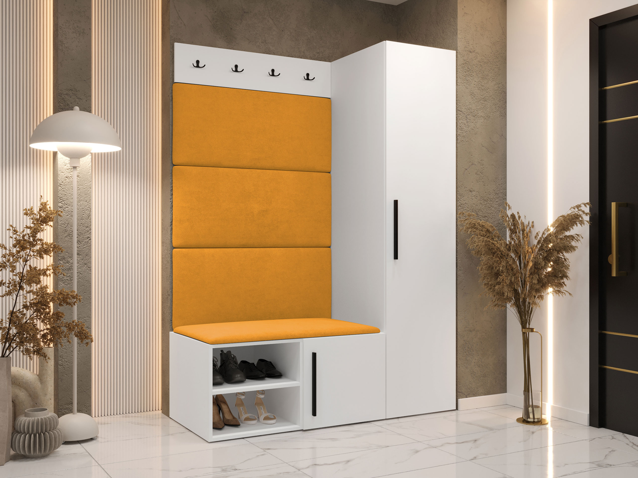 Prieškambario komplektas Hartford 525 (Balta)