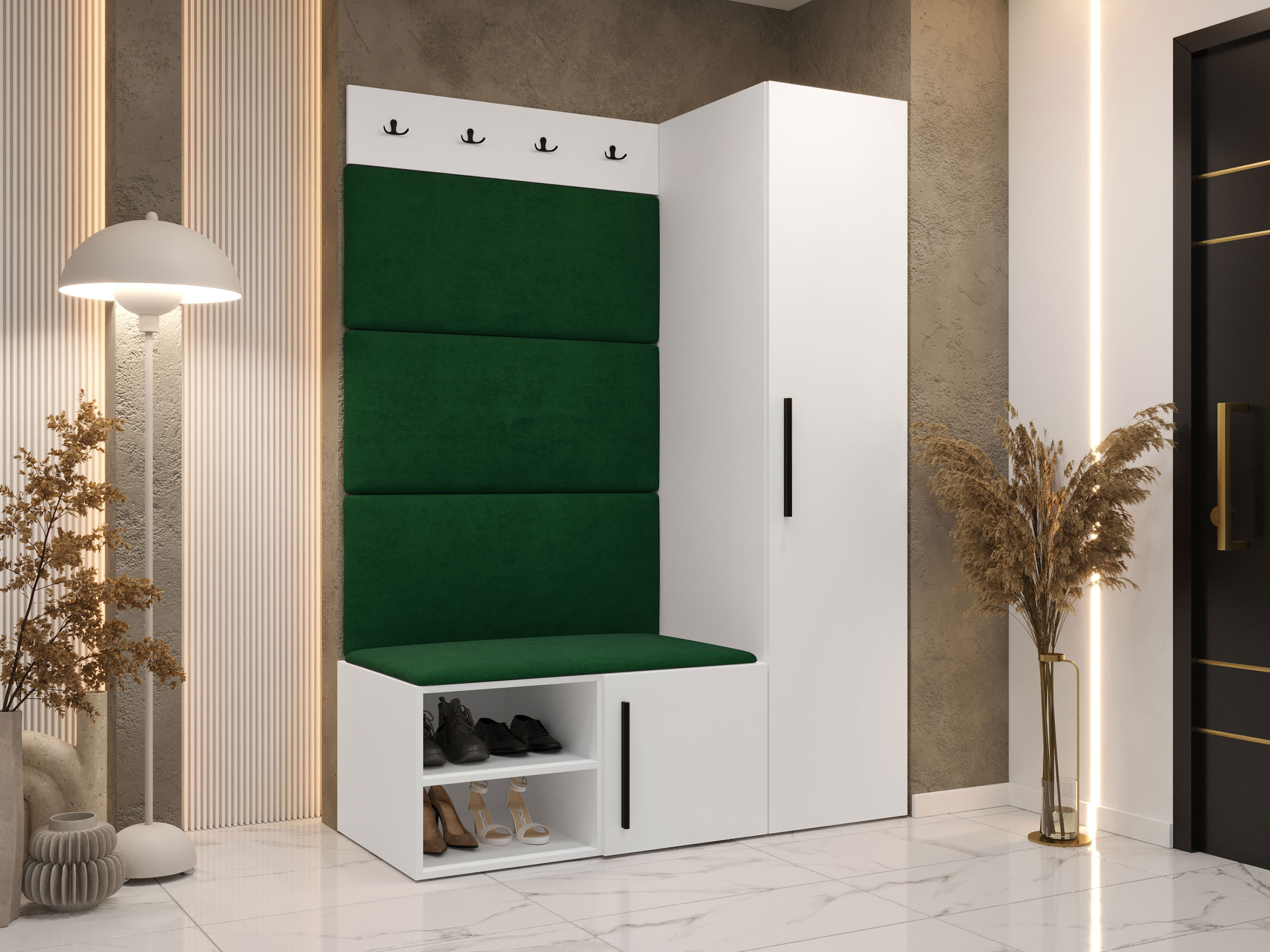 Prieškambario komplektas Hartford 525 (Balta)