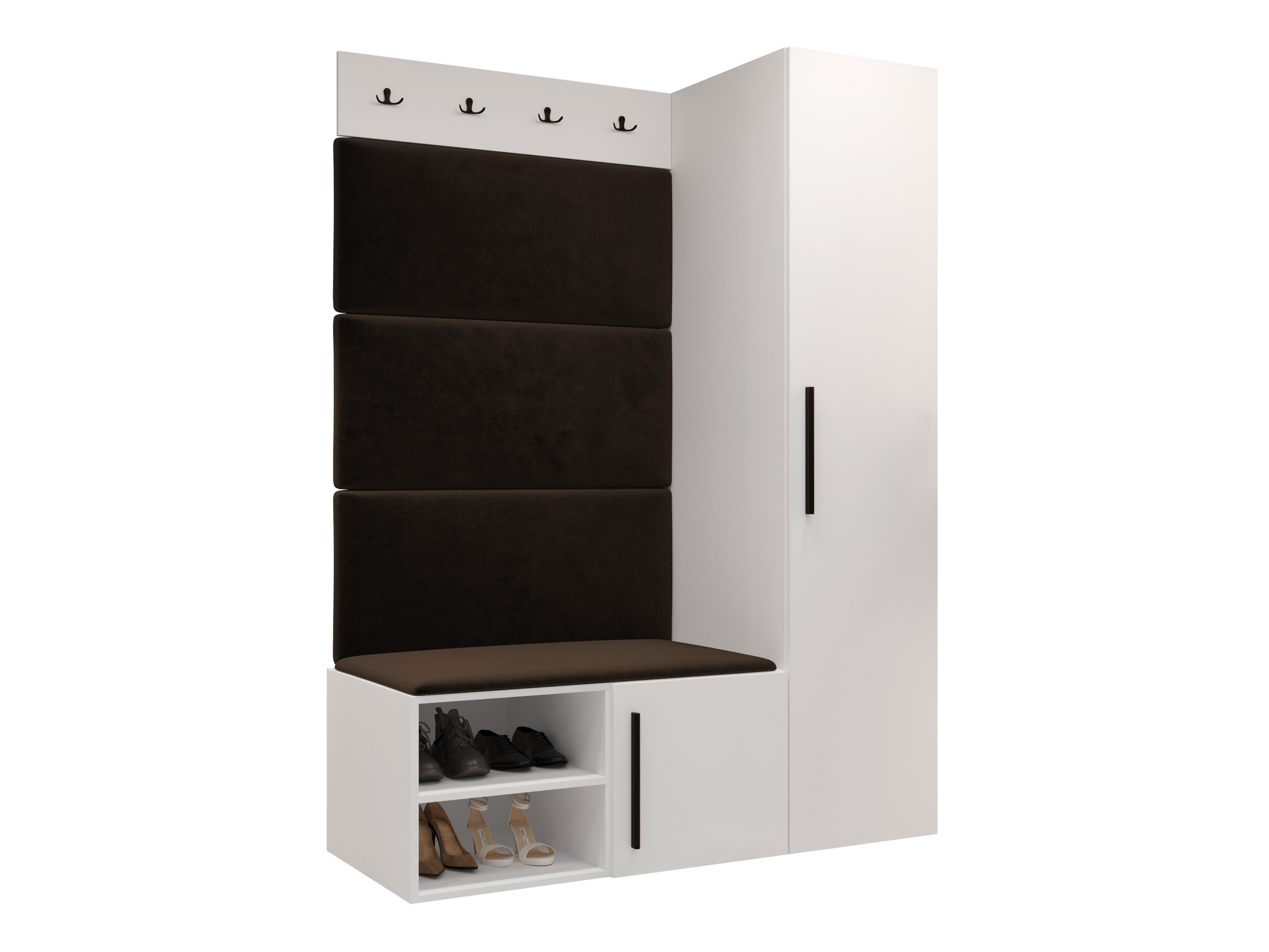 Prieškambario komplektas Nitos II (Balta)