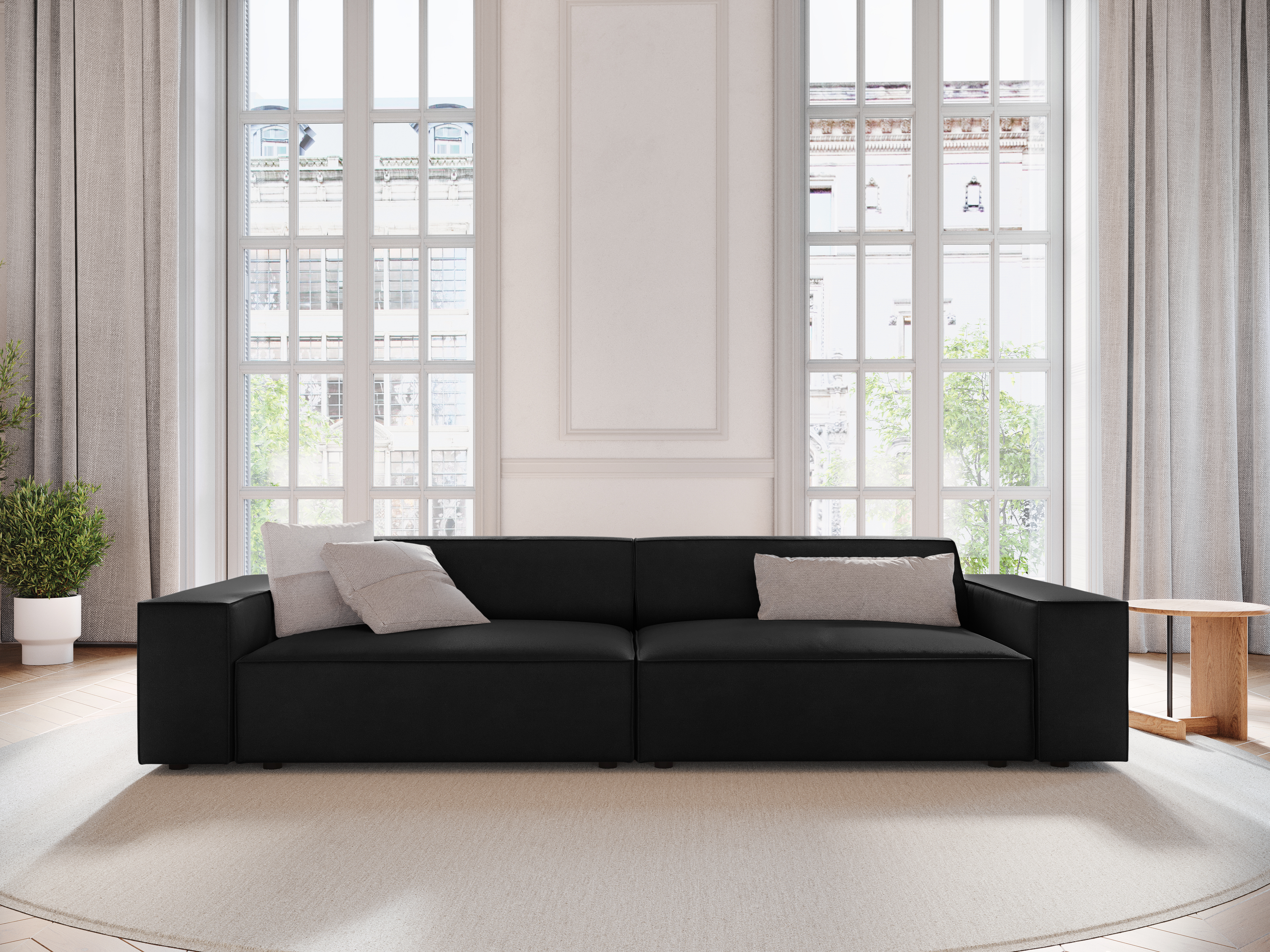 Modulinė sofa Lomcalu 107 (Bluvel 19)