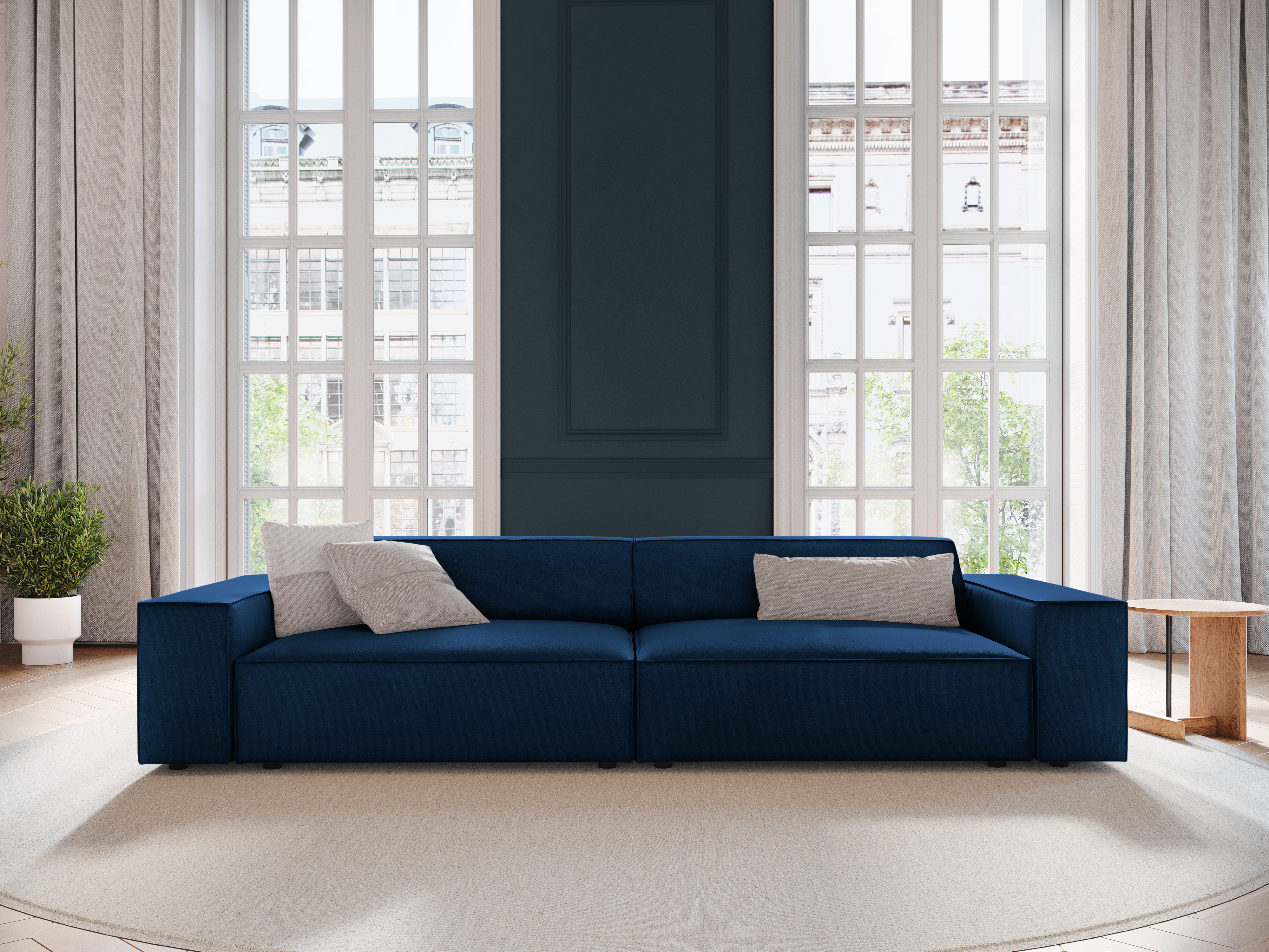 Modulinė sofa Lomcalu 107 (Bluvel 86)
