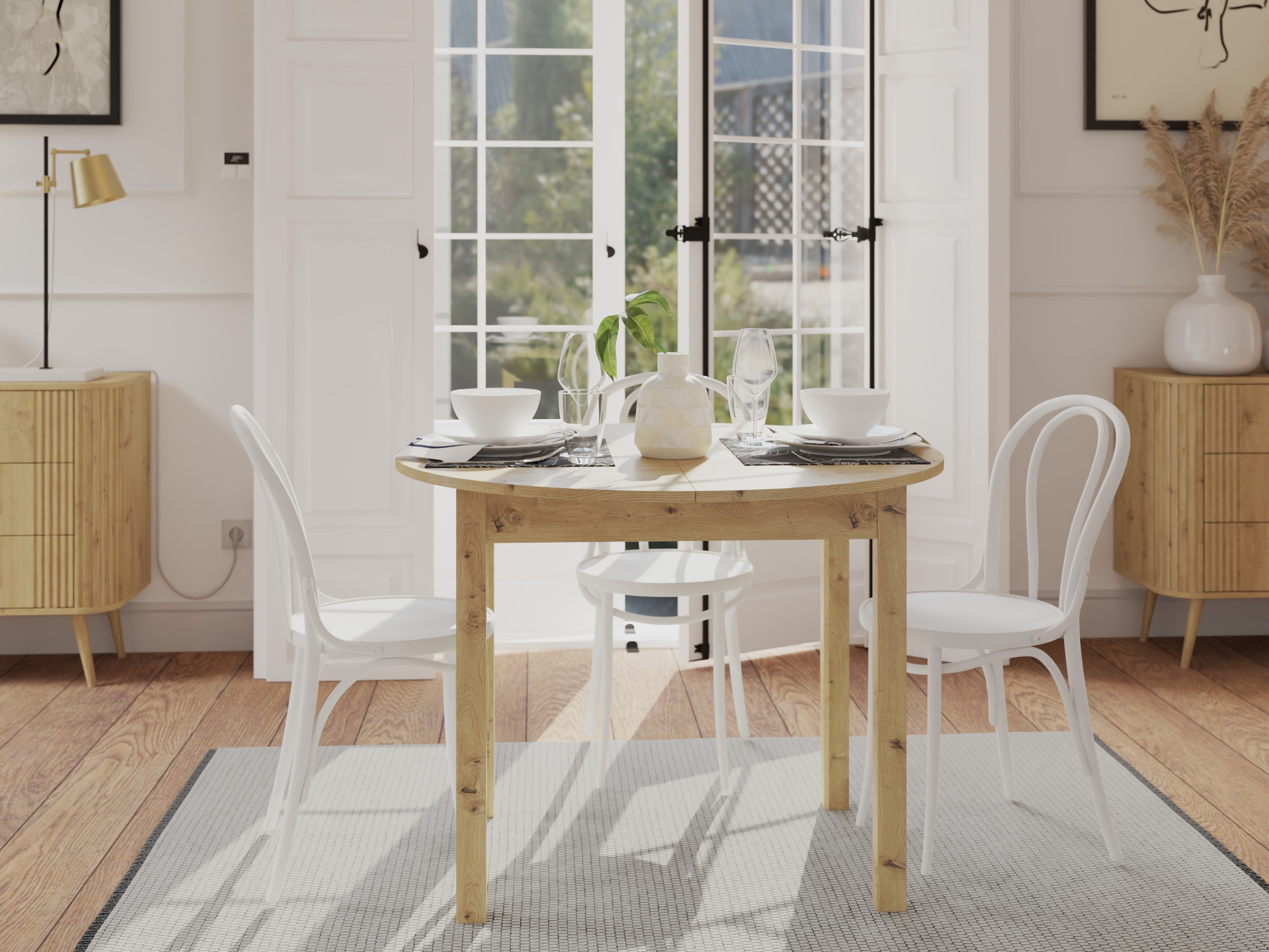 Stalas Bristol 226 (Artisan ąžuolas)