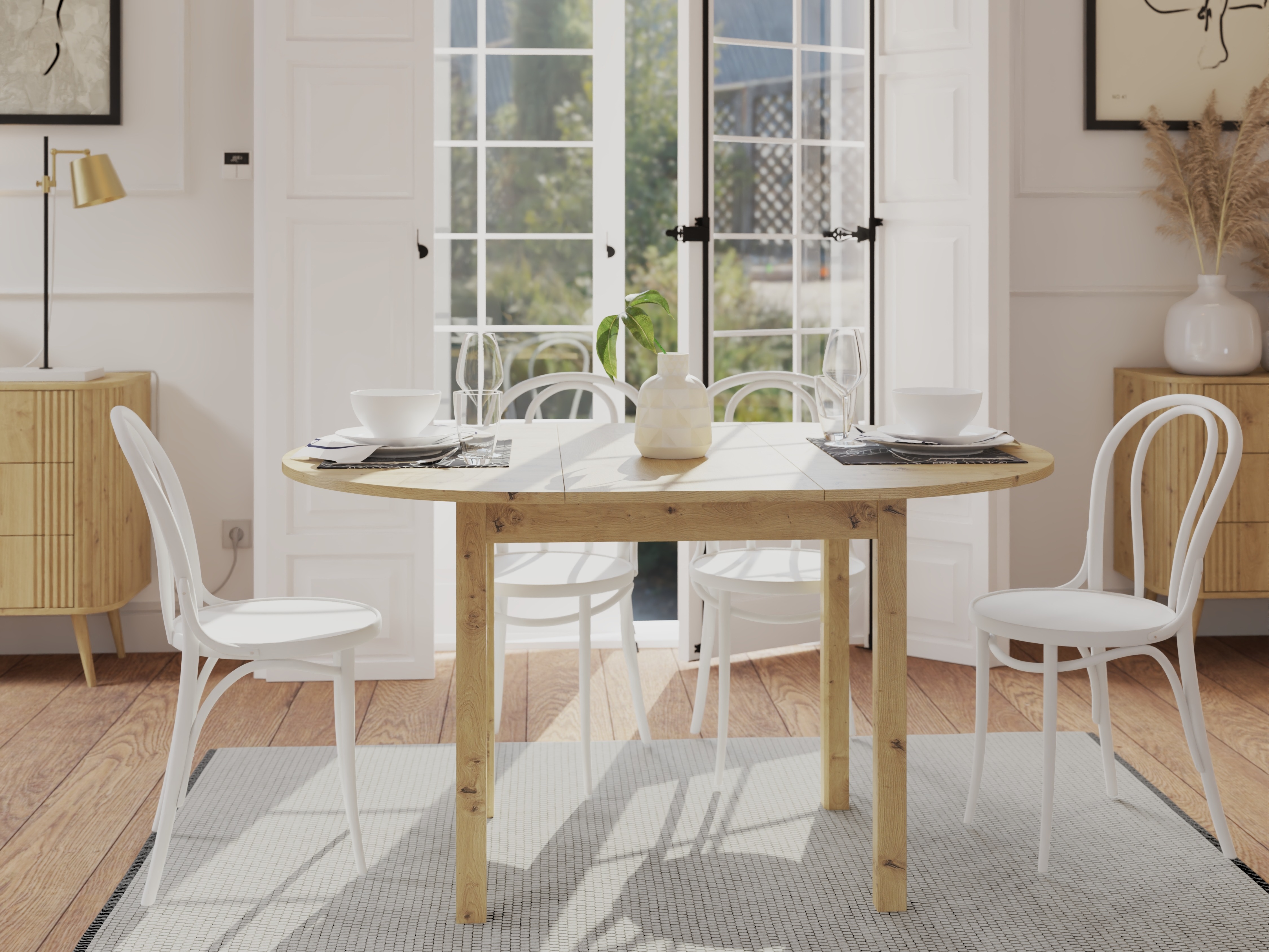 Stalas Bristol 226 (Artisan ąžuolas)