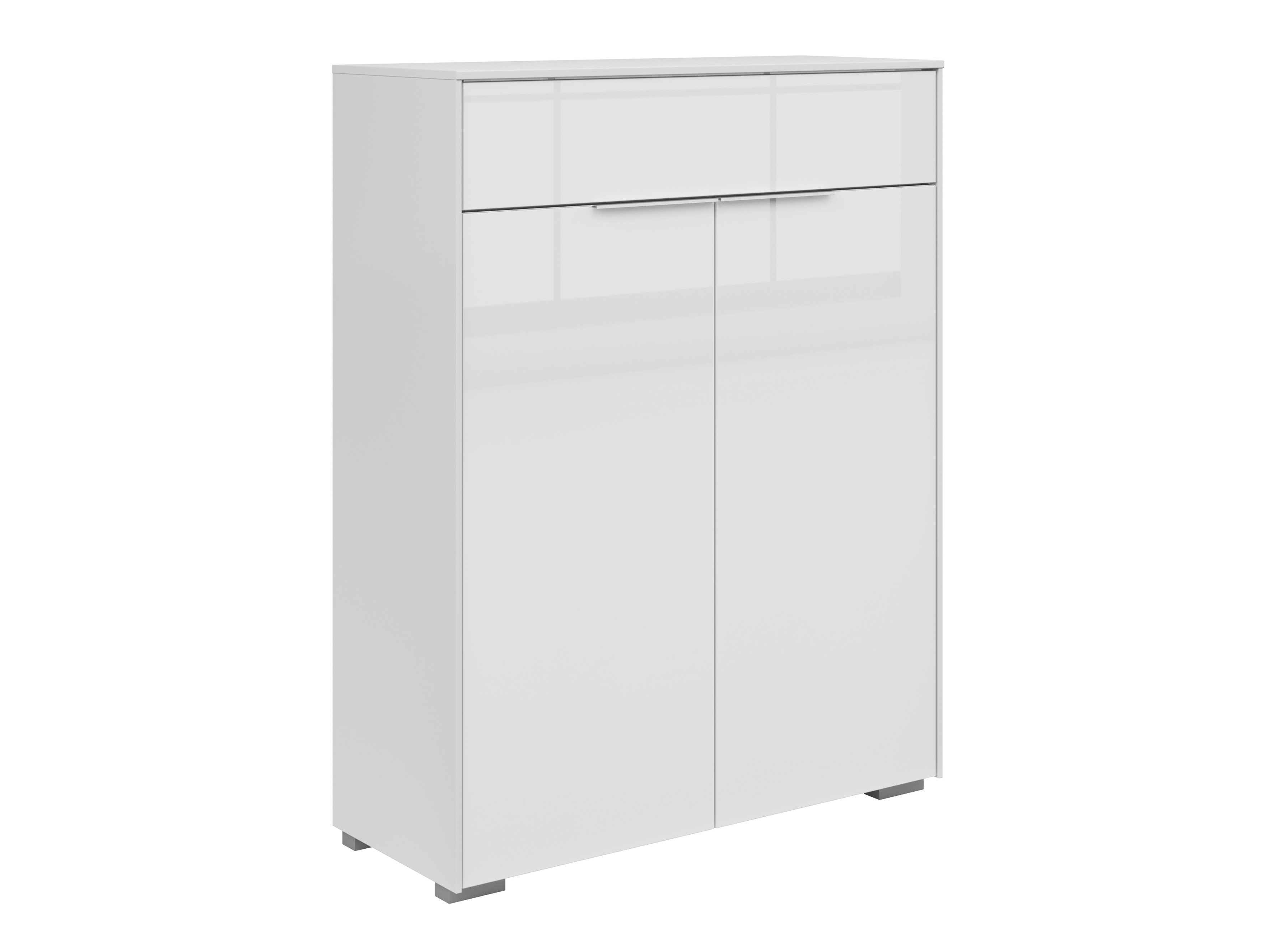 Komoda Tentoru 104 (Balta + Blizgi balta)