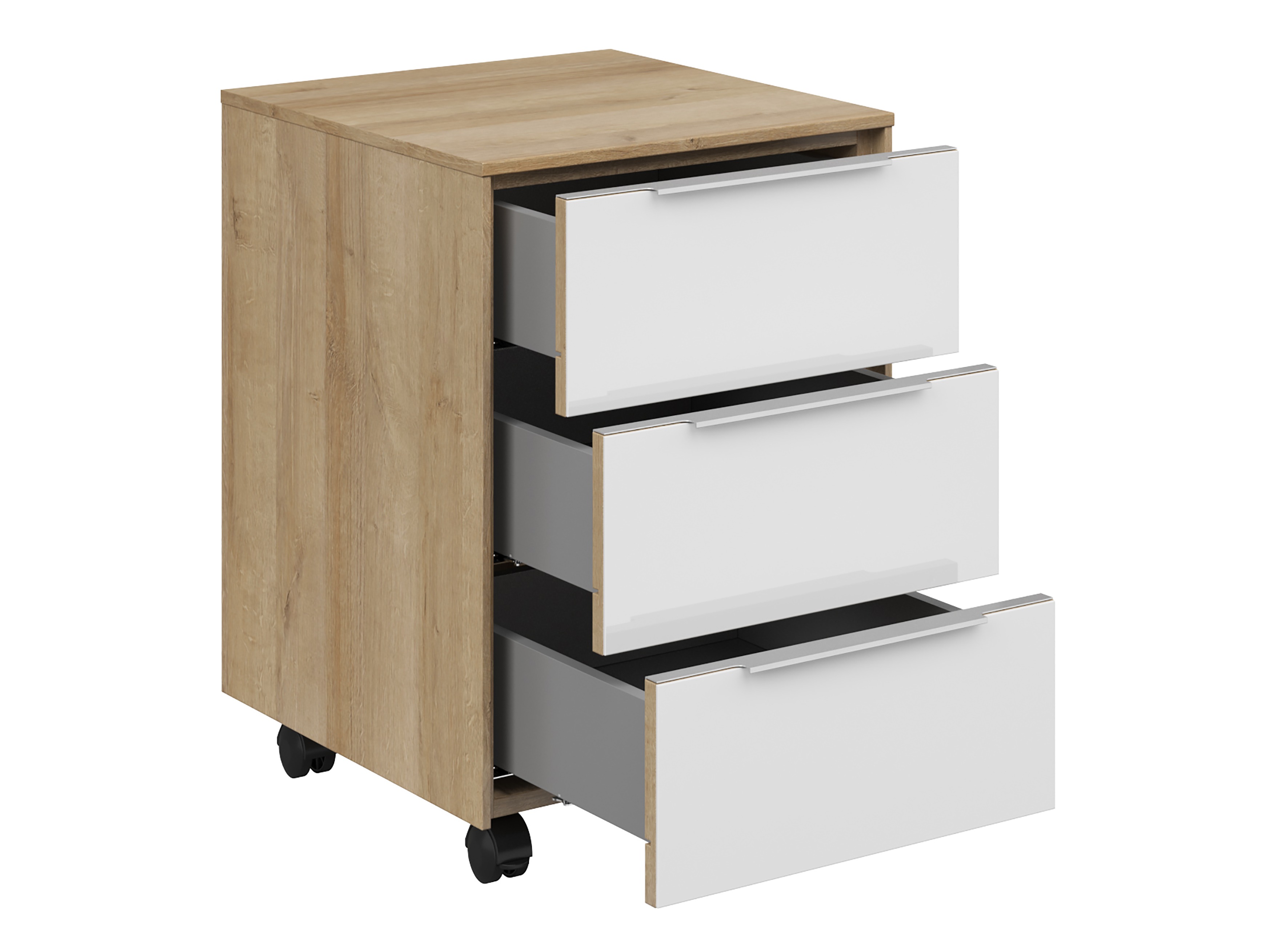 Stalčių blokas Tentoru 108 (Riviera ąžuolas + Blizgi balta)