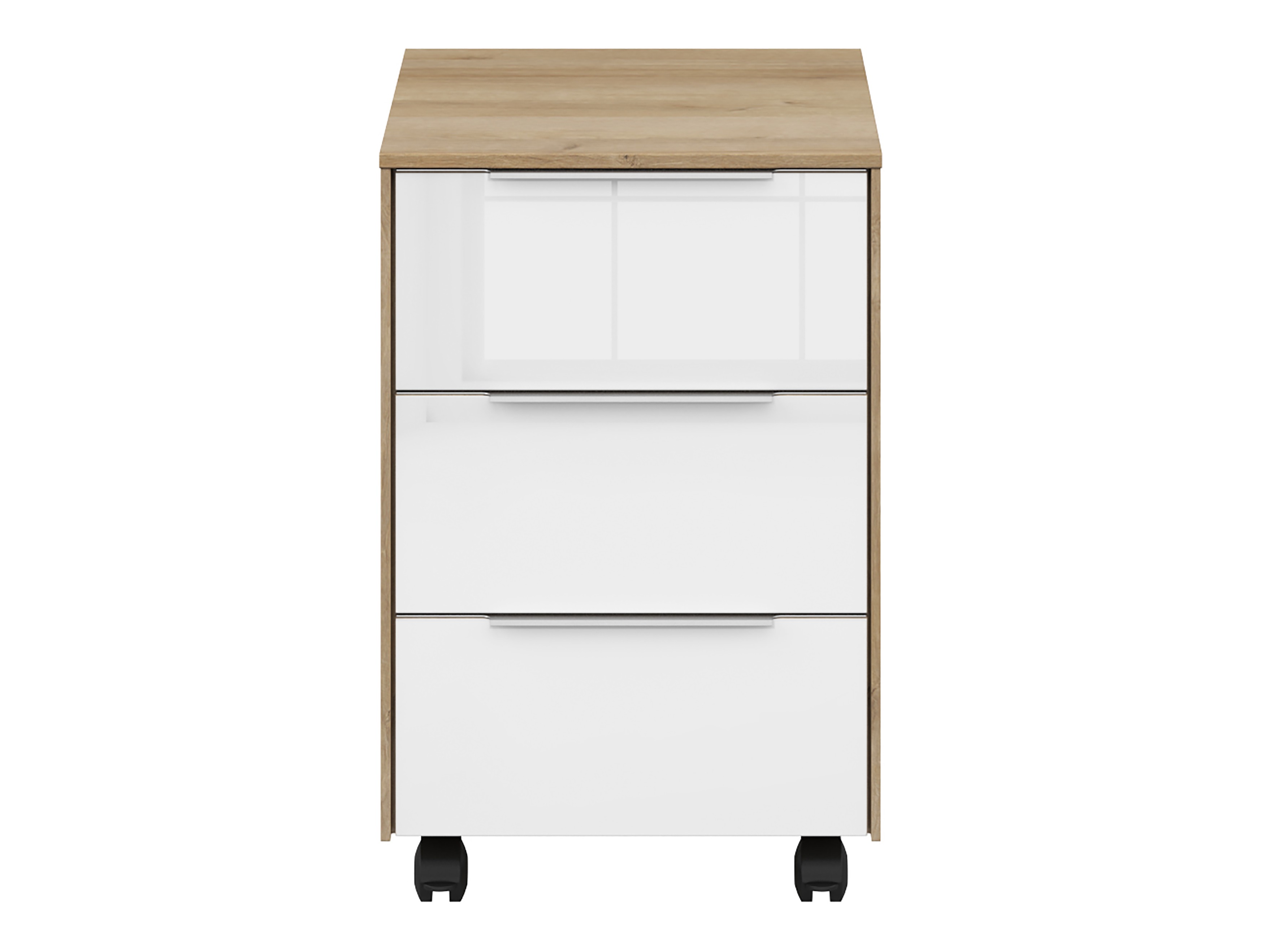 Stalčių blokas Tentoru 108 (Riviera ąžuolas + Blizgi balta)