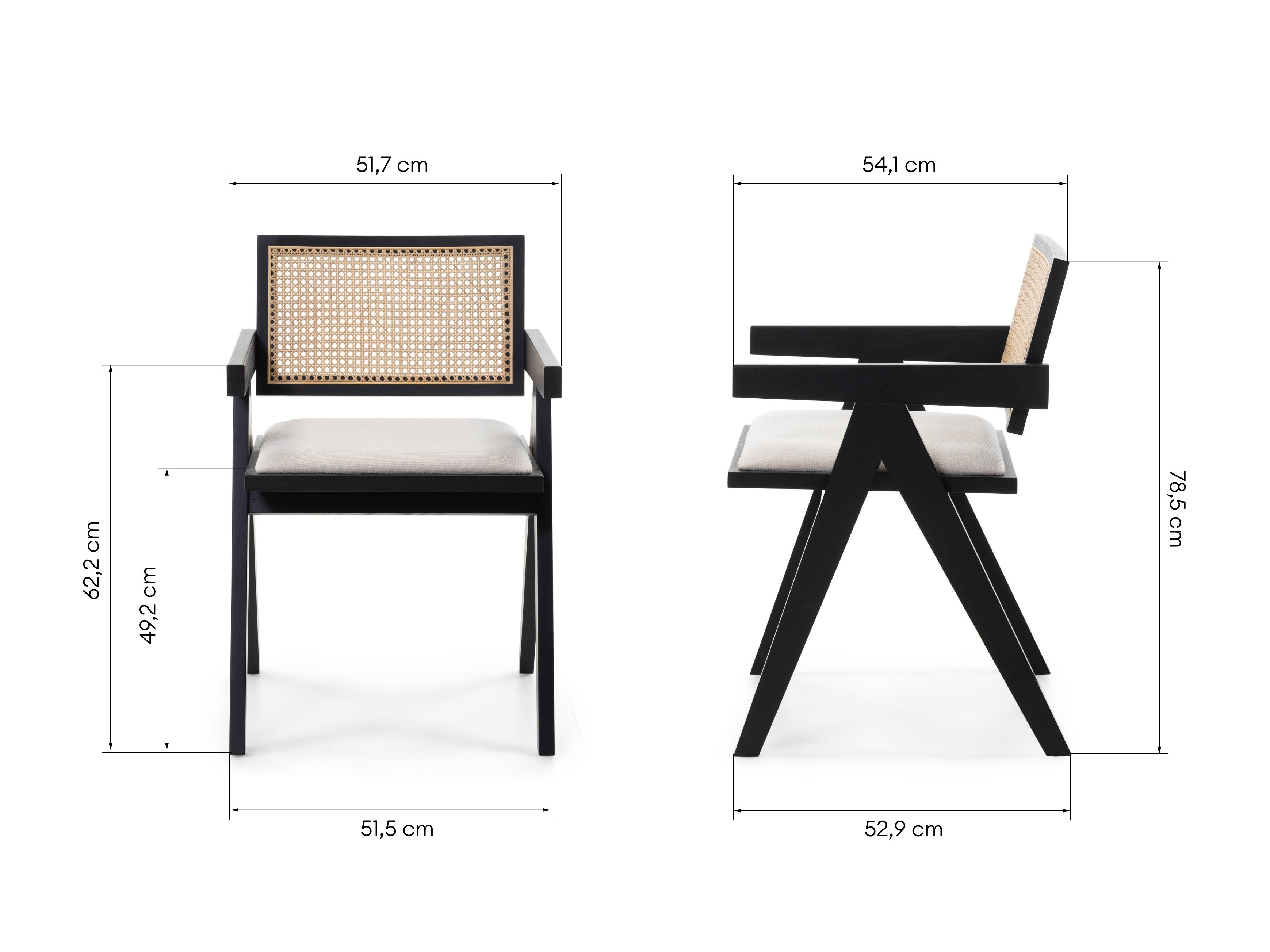 Kėdė Burleson 348 (Juoda + Šviesi smėlinė)