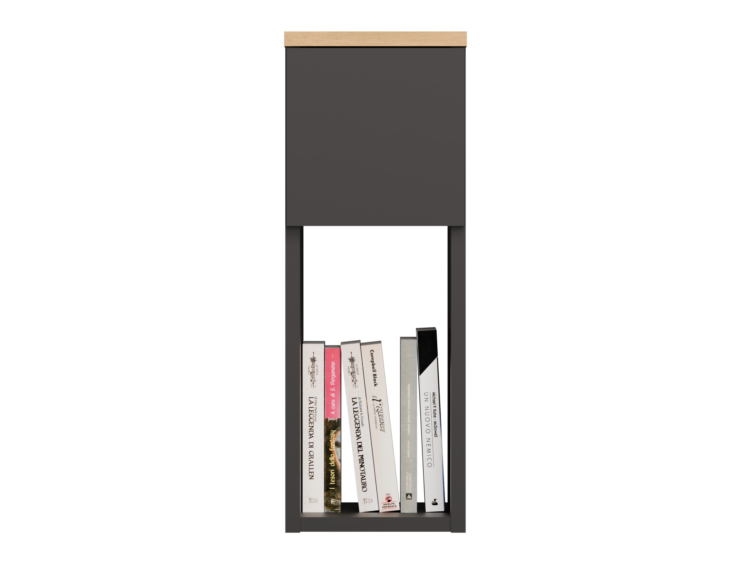 Naktinis staliukas Mandeville 304 (Antracitas + Artisan ąžuolas)