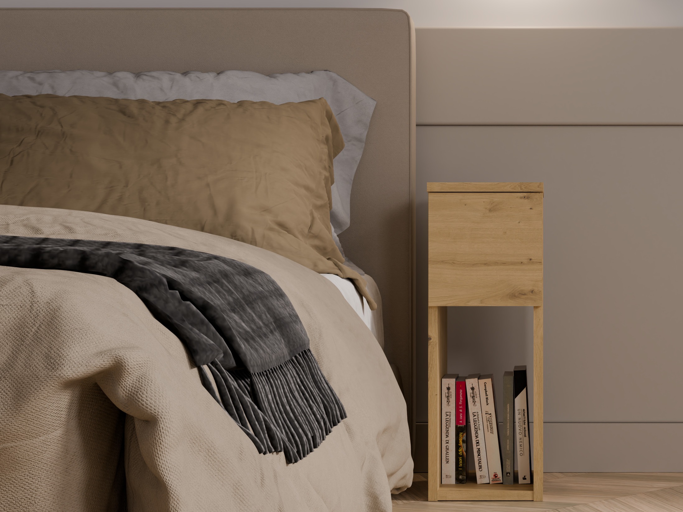 Naktinis staliukas Mandeville 304 (Artisan ąžuolas)