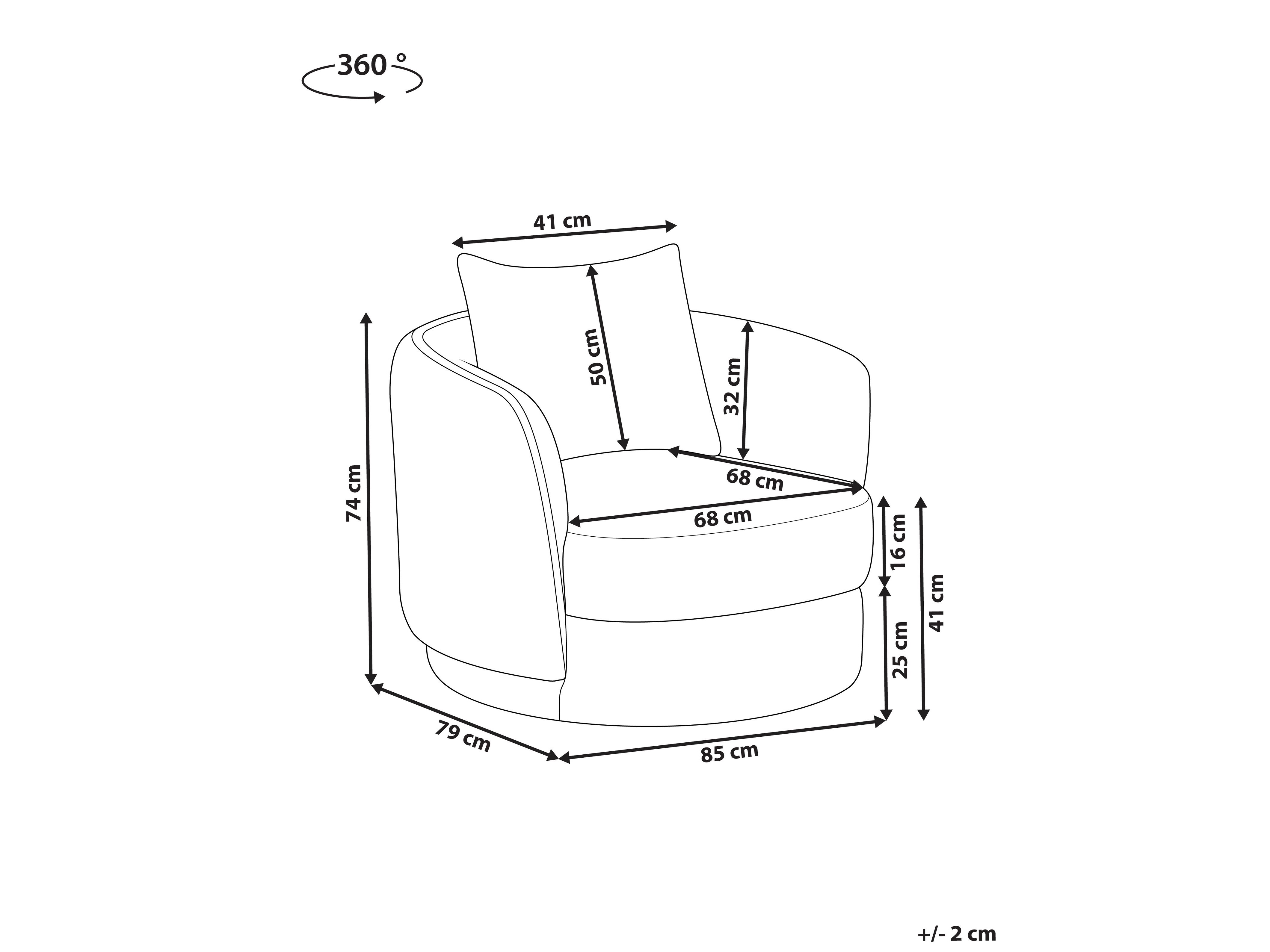 Fotelis Berwyn 2753 (Balta)