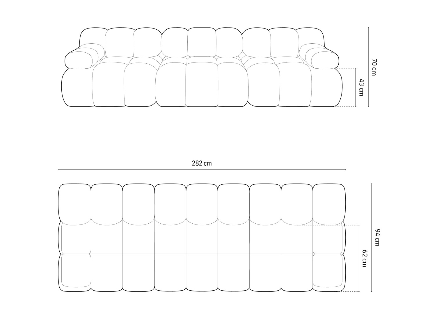 Modulinė sofa Caltenu 107 (Riviera 26)