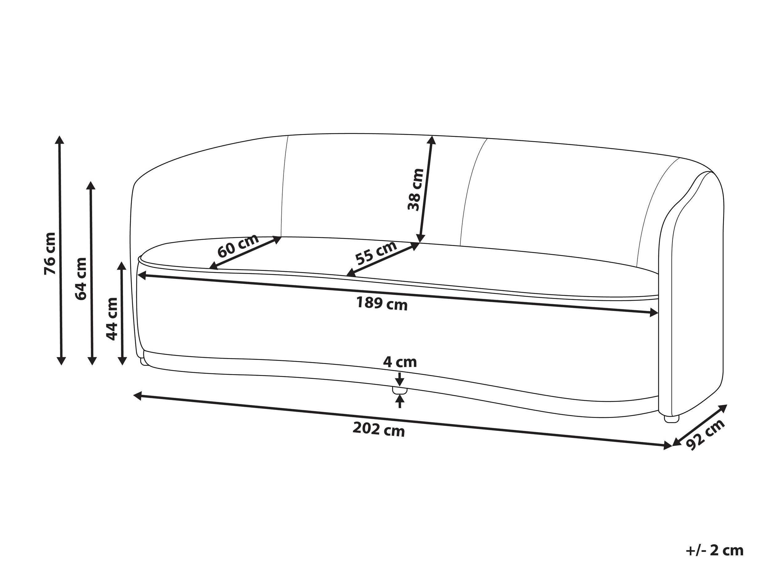 Sofa Berwyn 2752 (Ruda)