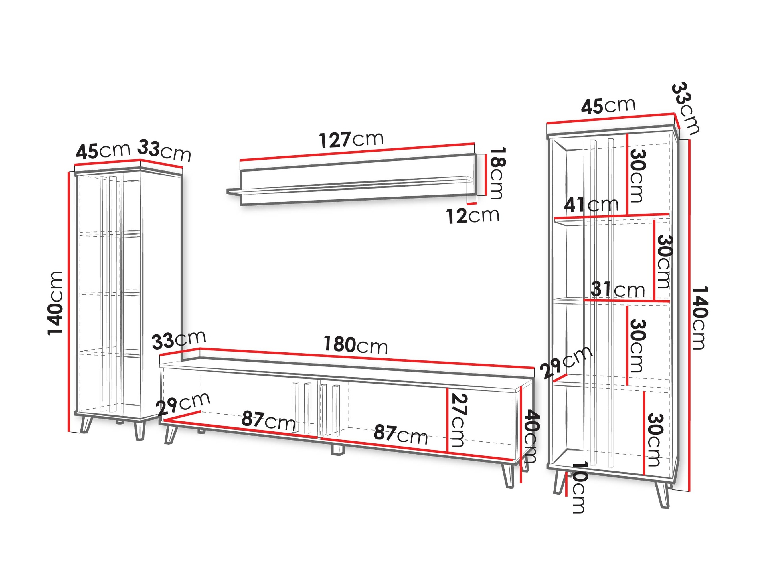 Svetainės komplektas Facetor (Congo)