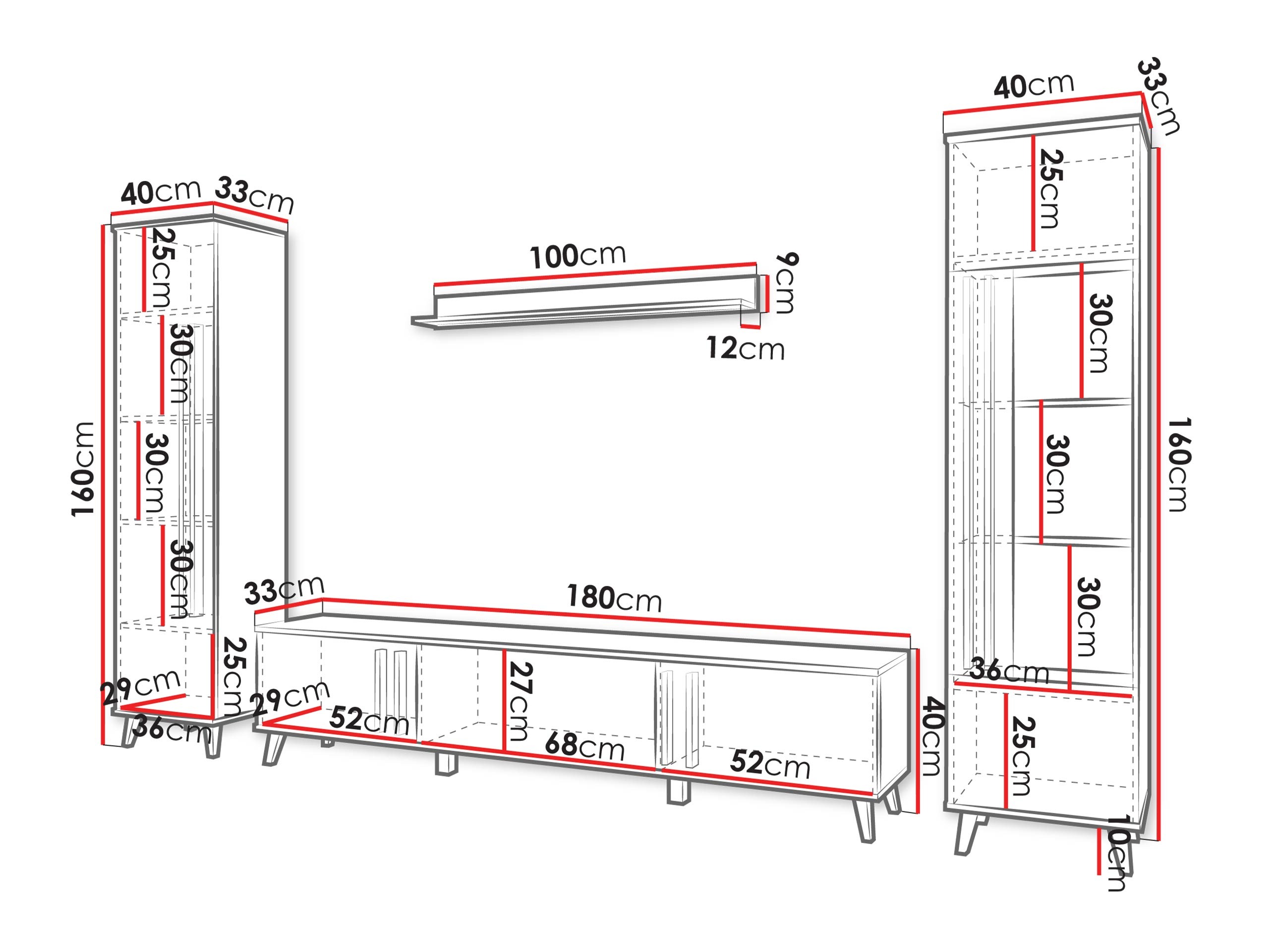 Svetainės komplektas Temora 103 (Congo)