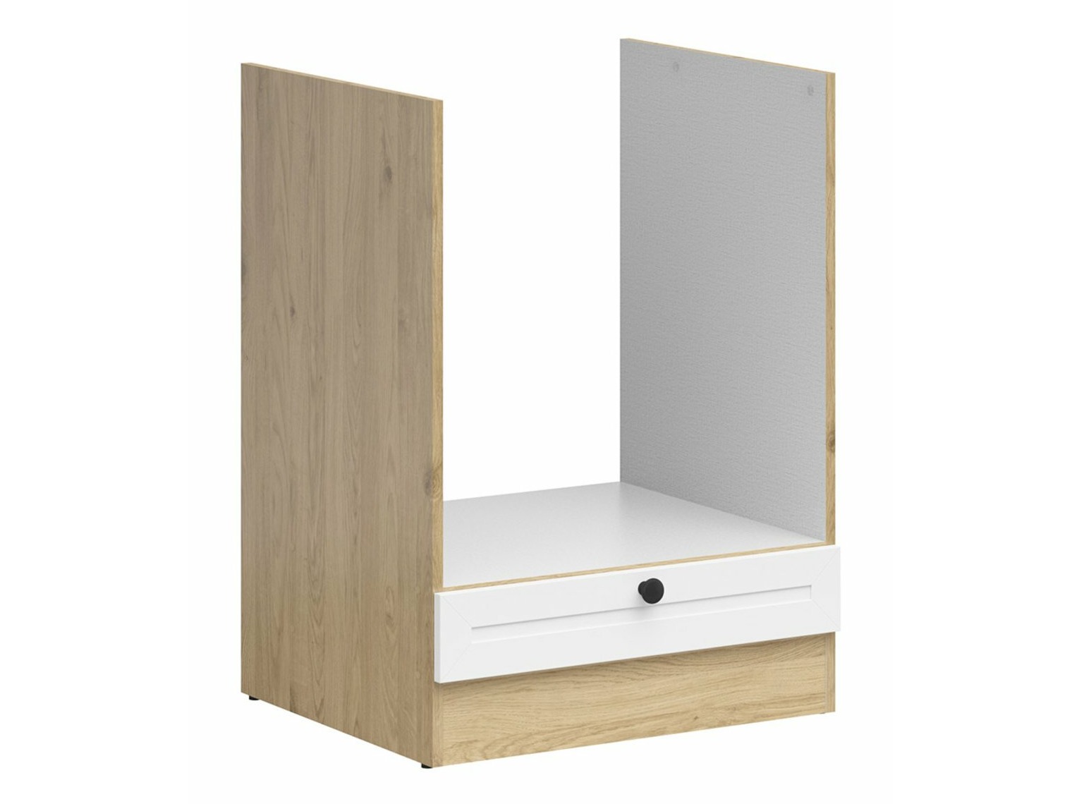Modulinė spintelė įmontuojamai buitinei technikai Classic White Oak 107