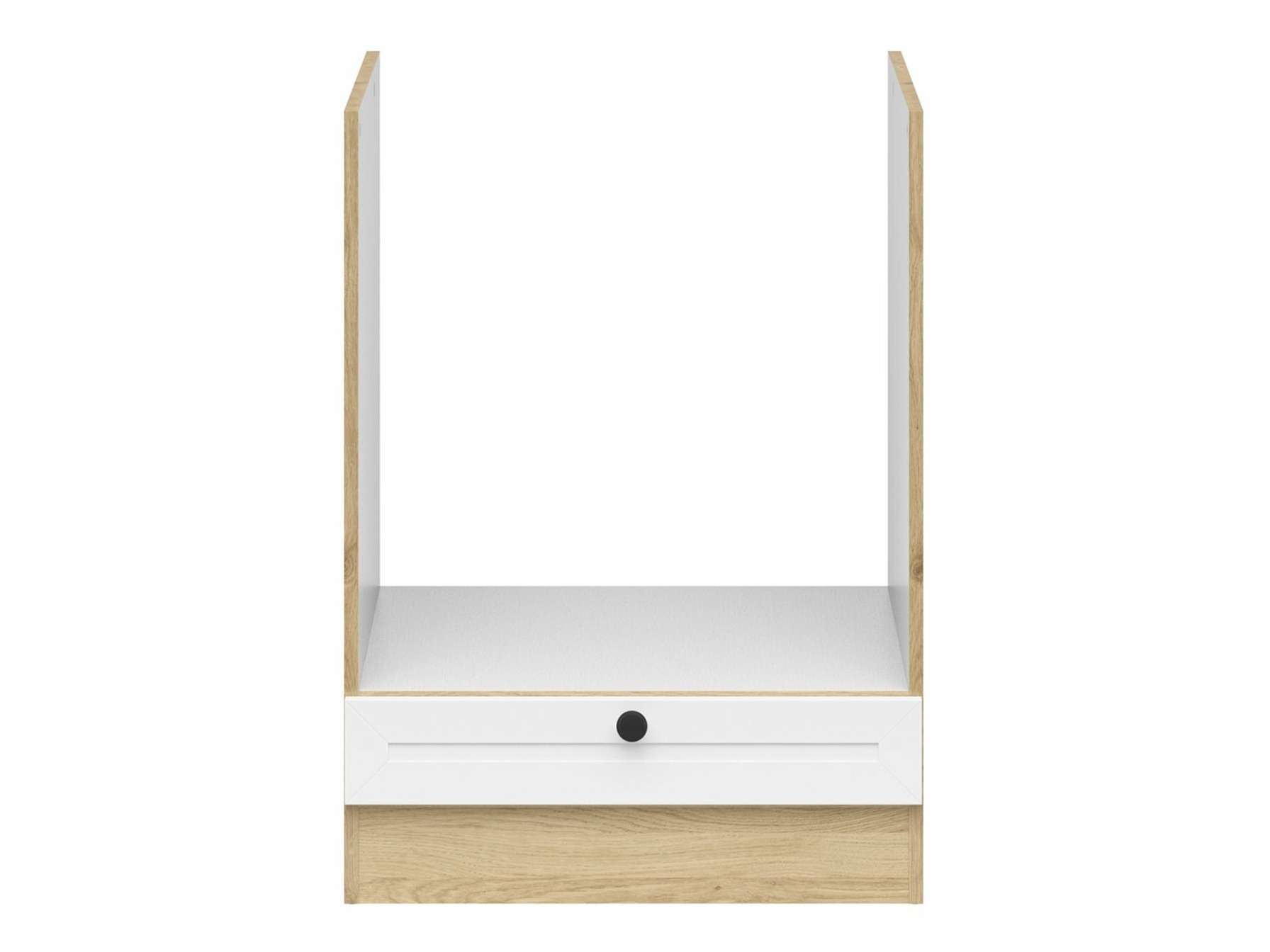 Modulinė spintelė įmontuojamai buitinei technikai Classic White Oak 107
