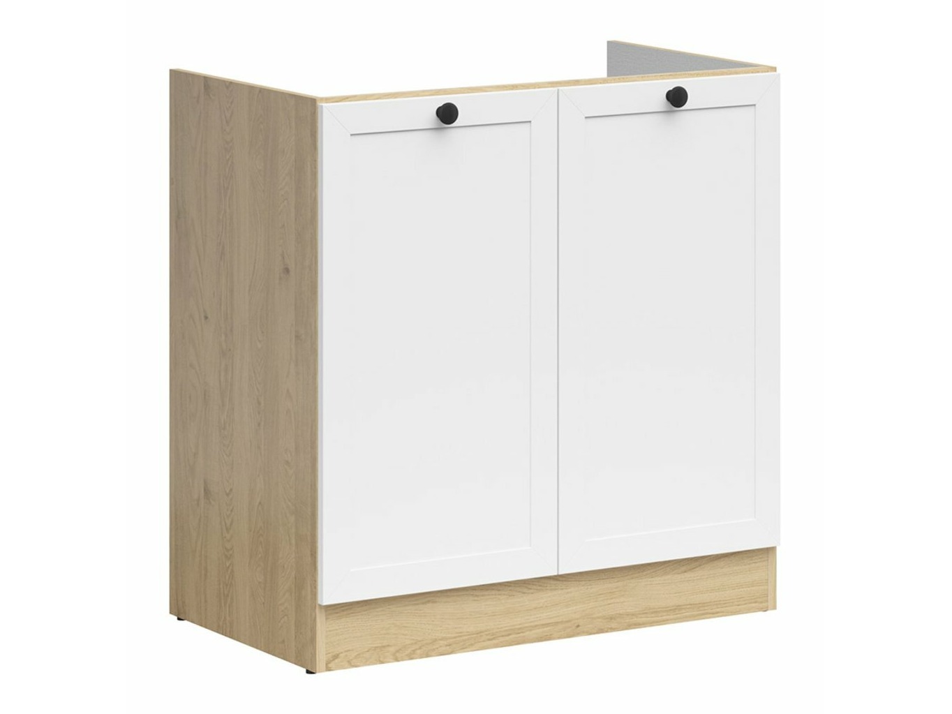 Modulinė spintelė plautuvei su durelėmis Classic White Oak 110