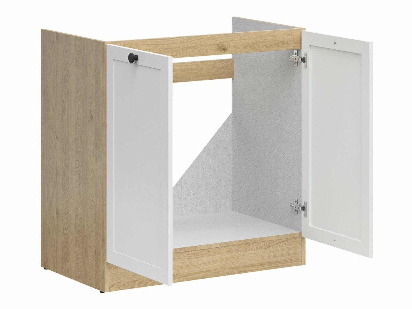 Modulinė spintelė plautuvei su durelėmis Classic White Oak 110