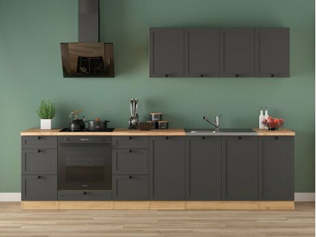 Modulinis virtuvės komplektas Classic Grey Oak 119
