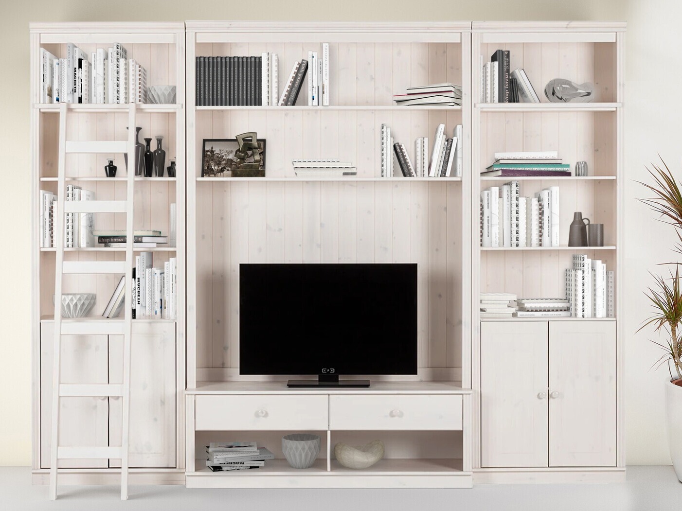 Svetainės komplektas Saltoro 107 (Balta)