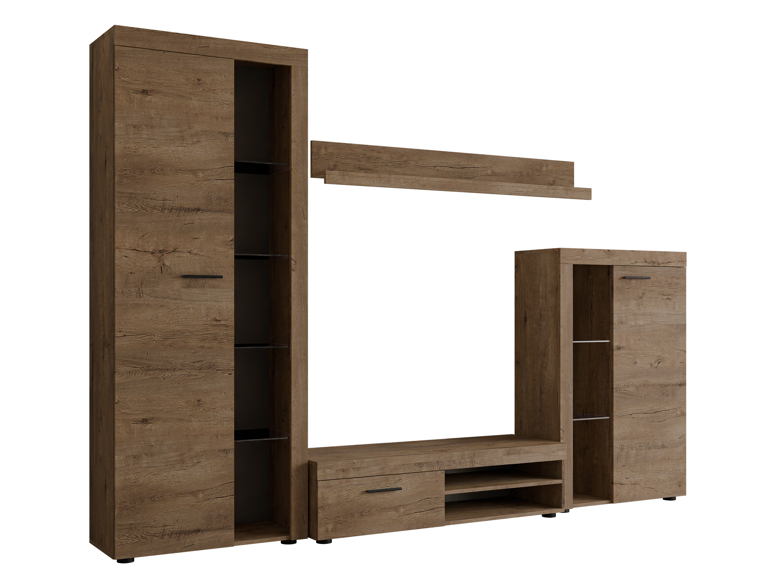 Svetainės komplektas Soca (Ąžuolas lefkas)