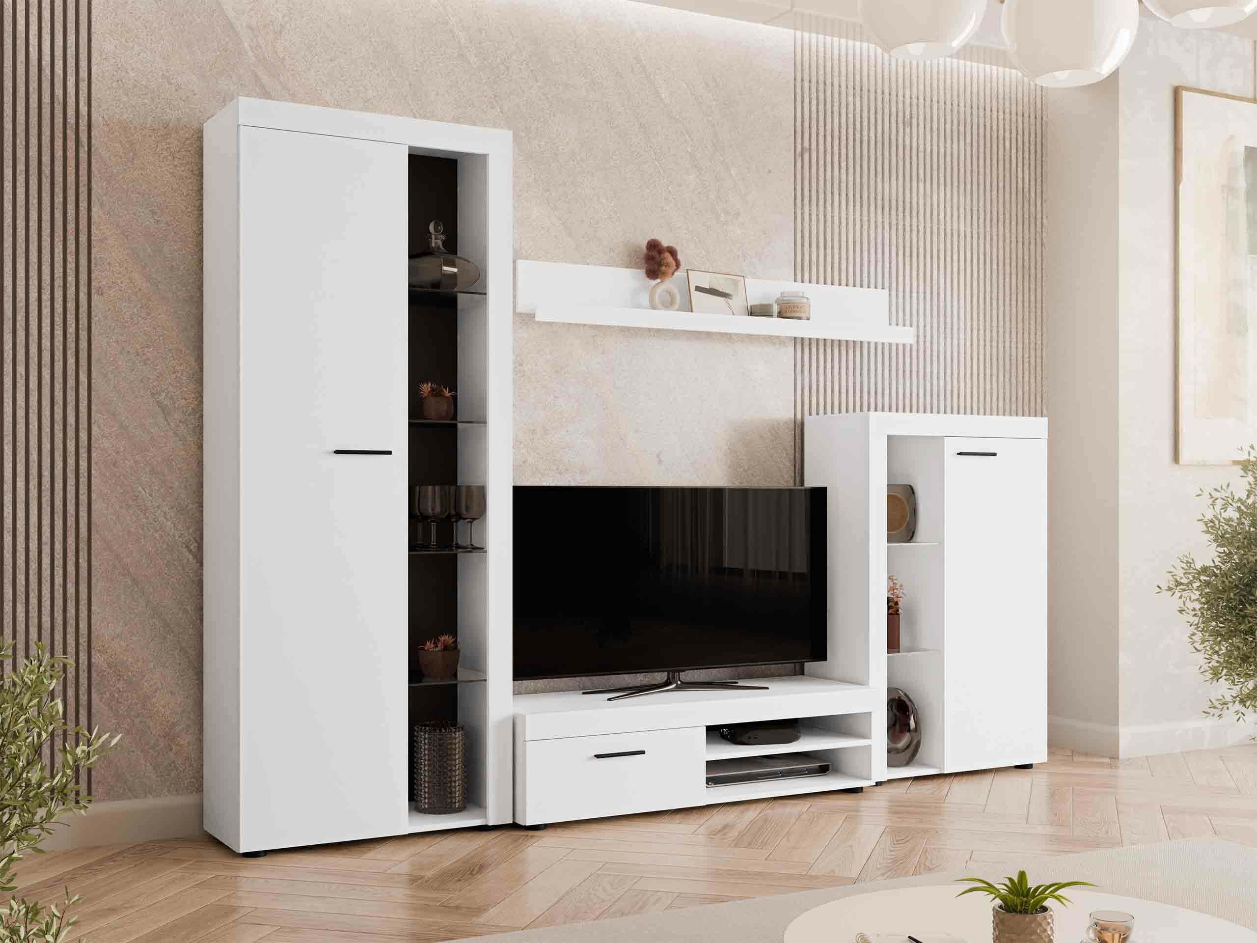 Svetainės komplektas Soca (Balta)