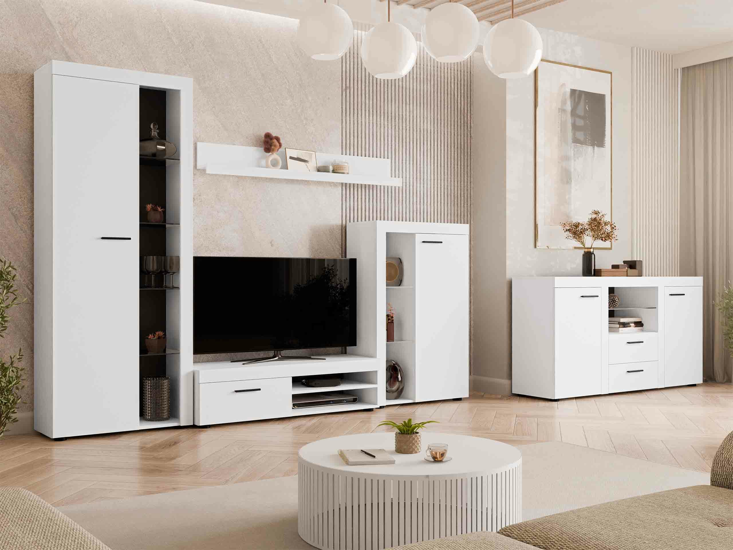 Svetainės komplektas Soca I (Balta)