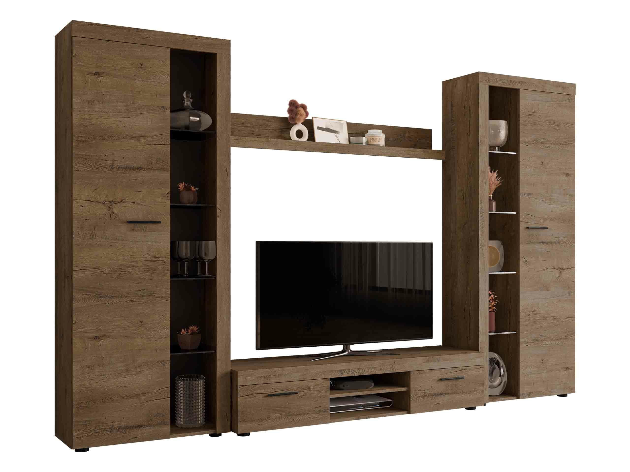 Svetainės komplektas Soca II (Ąžuolas lefkas)