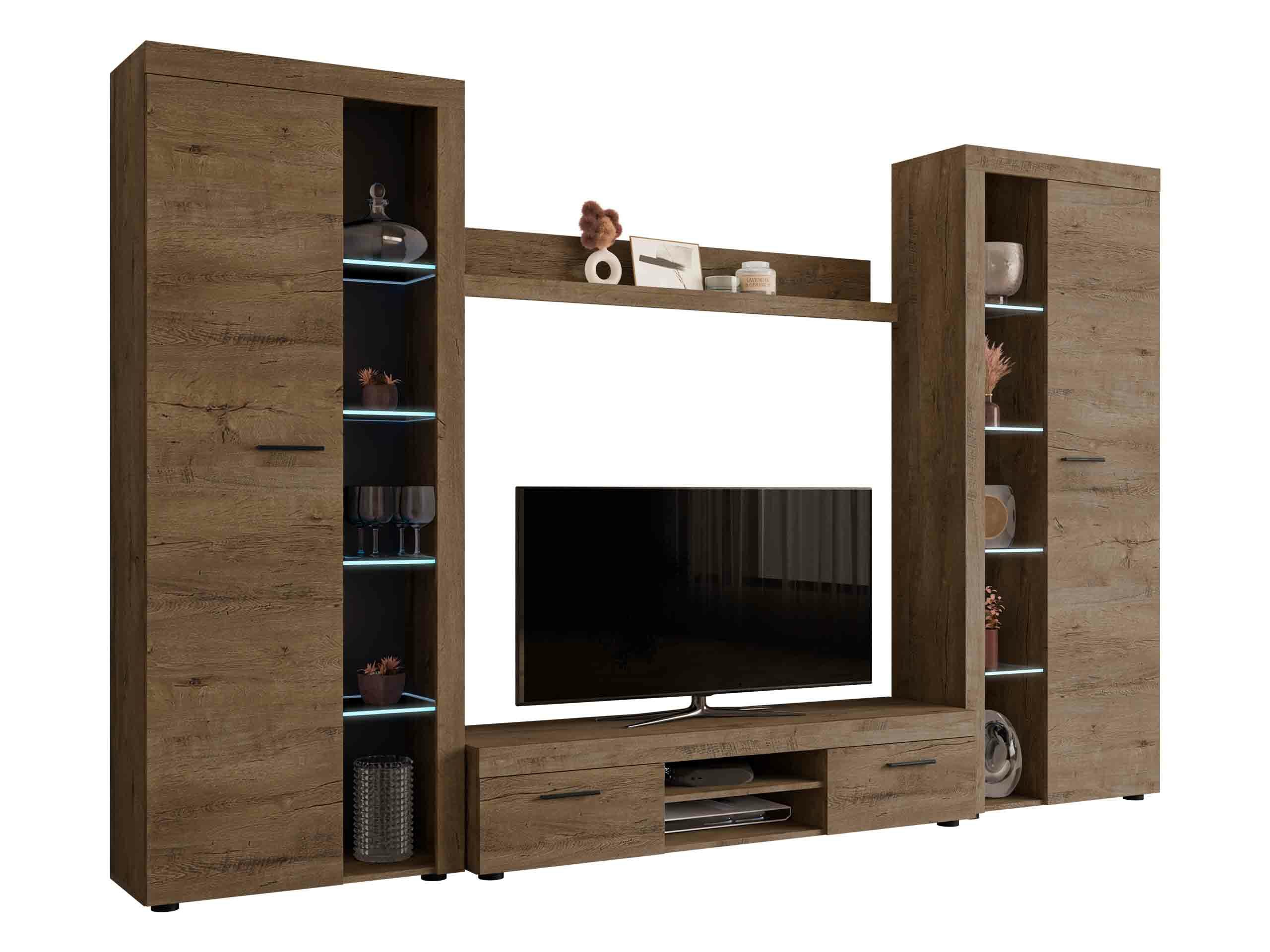 Svetainės komplektas Soca II (Ąžuolas lefkas)