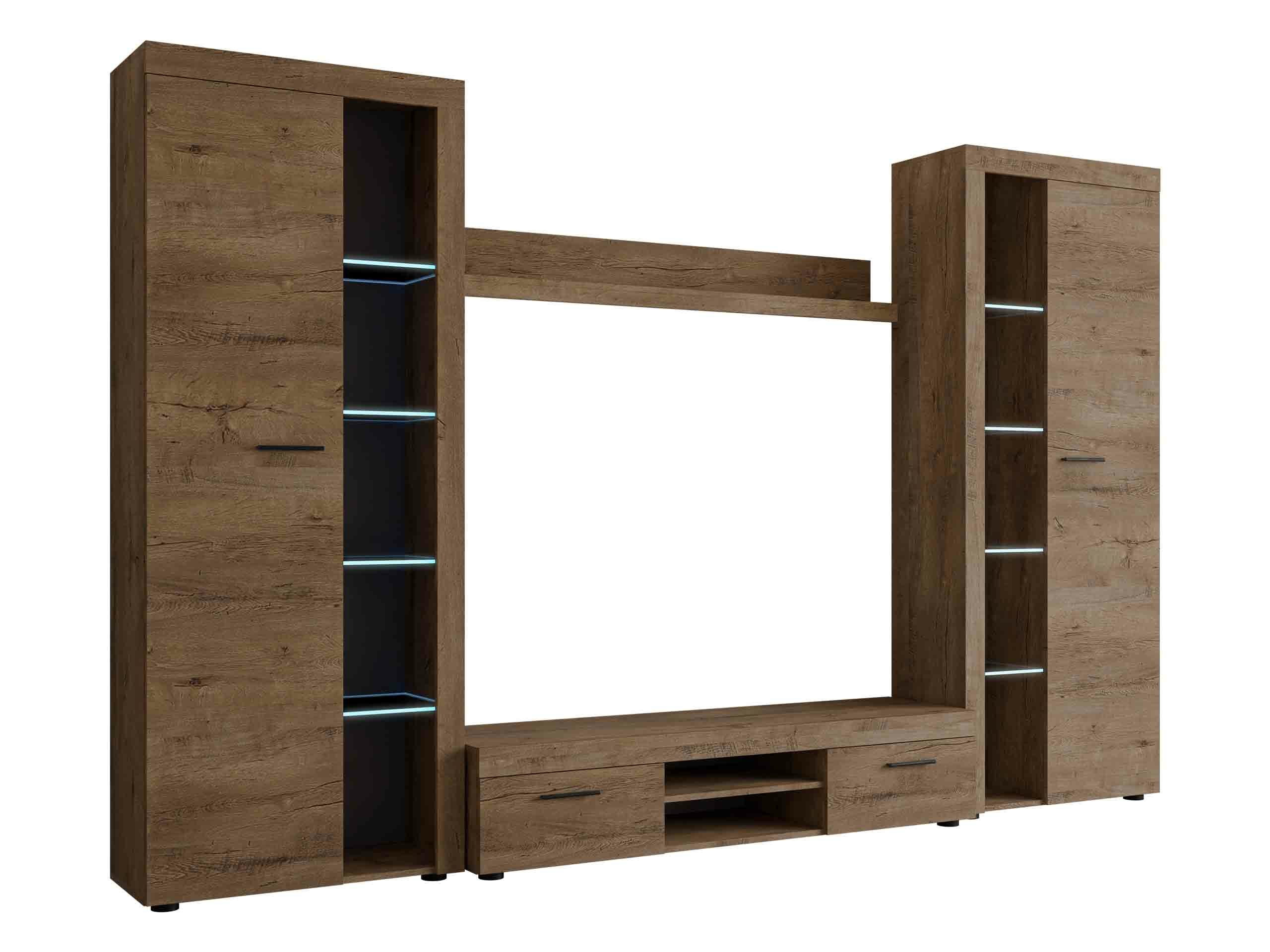 Svetainės komplektas Soca II (Ąžuolas lefkas)