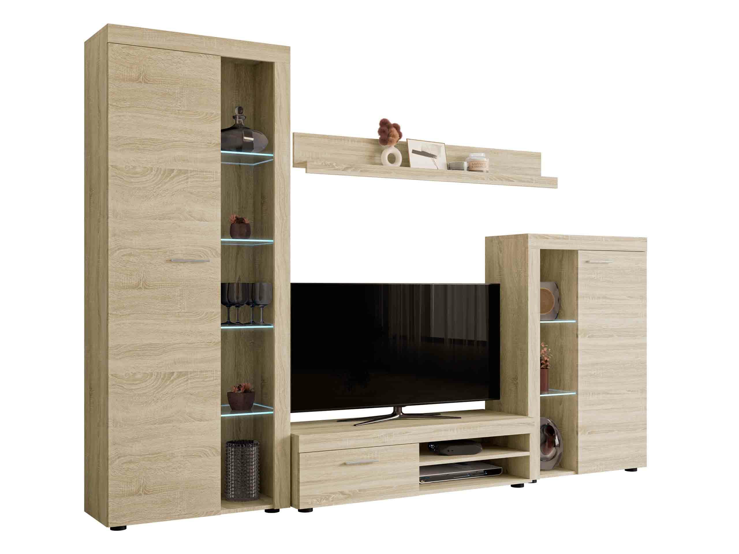 Svetainės komplektas Soca (Sonomos ąžuolas)