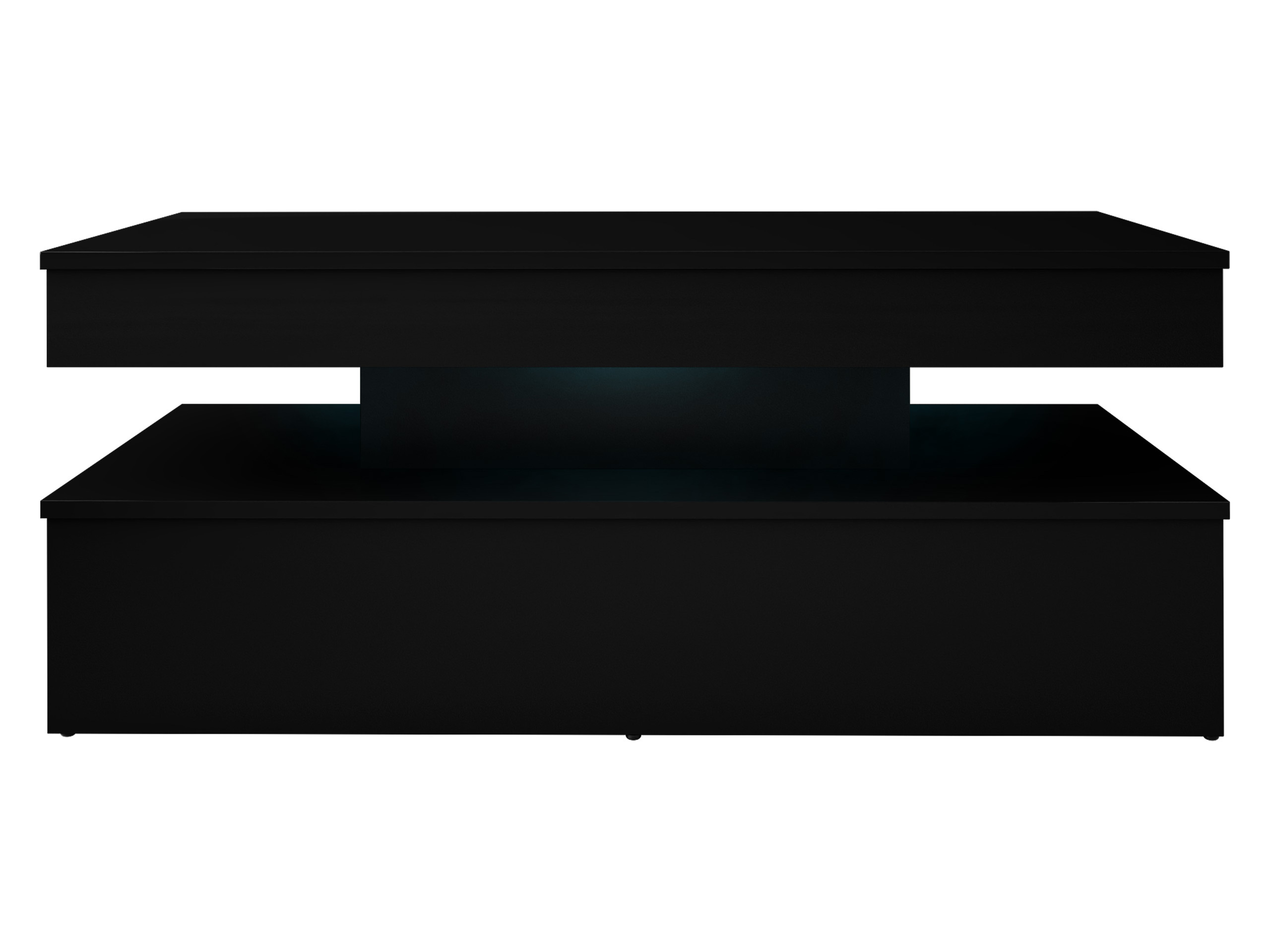 Žurnalinis staliukas Monfero (Juoda + Blizgi juoda)