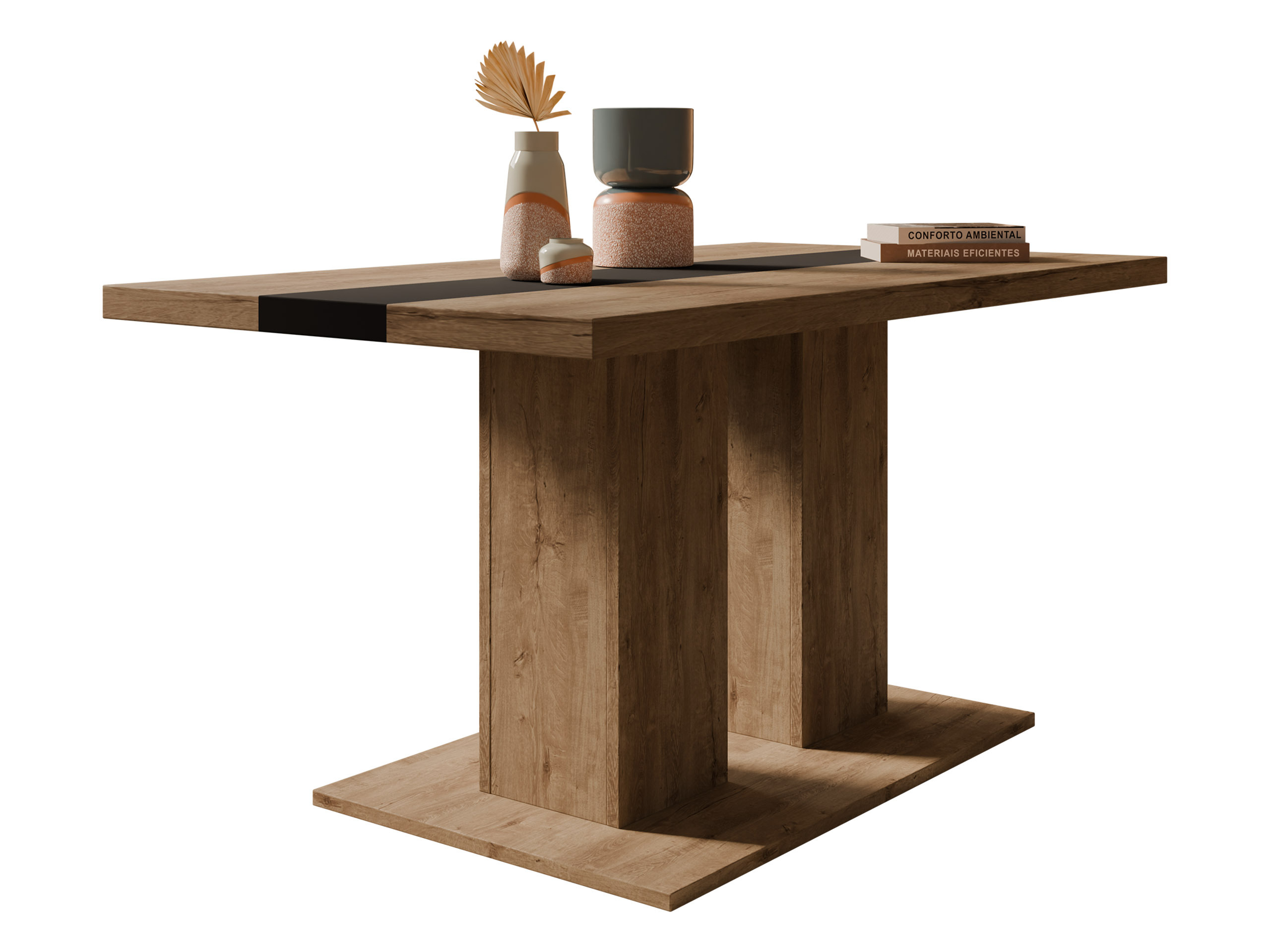 Žurnalinis staliukas Tucson 147 (Ąžuolas lefkas + Juoda)