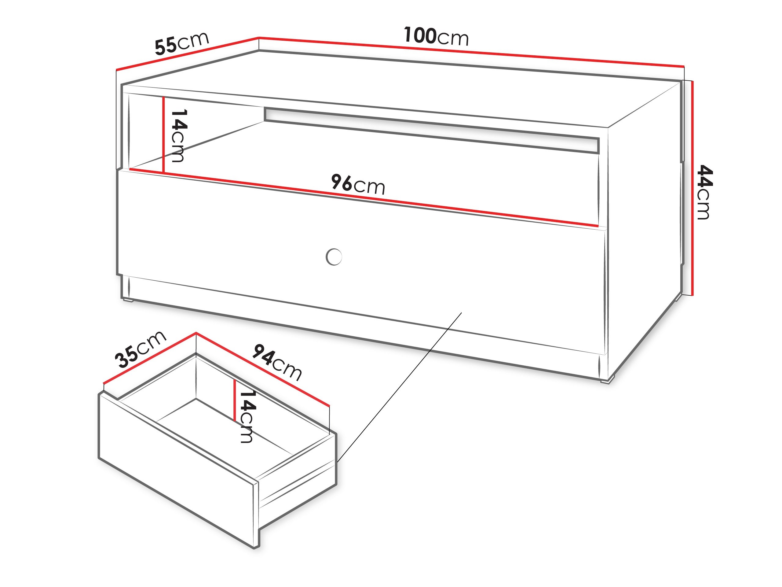 Žurnalinis staliukas Comfivo Lenitas