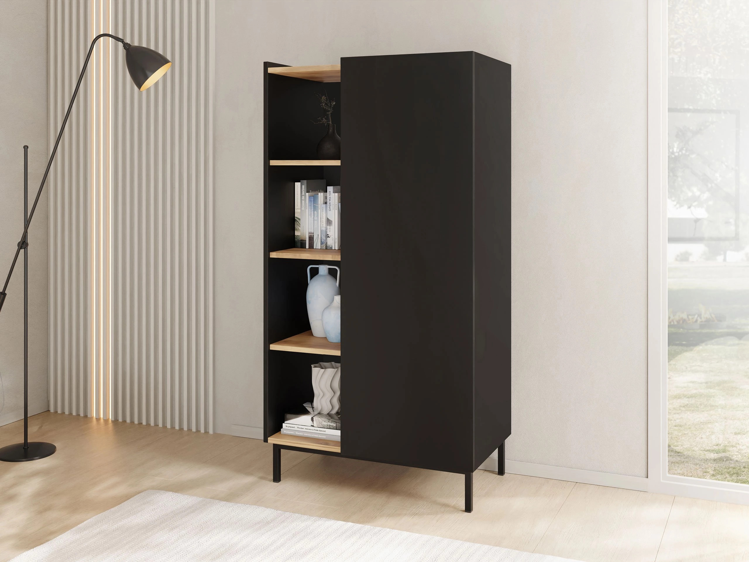 Lentyna Veldome 101 (Juoda + Šviesi ruda)