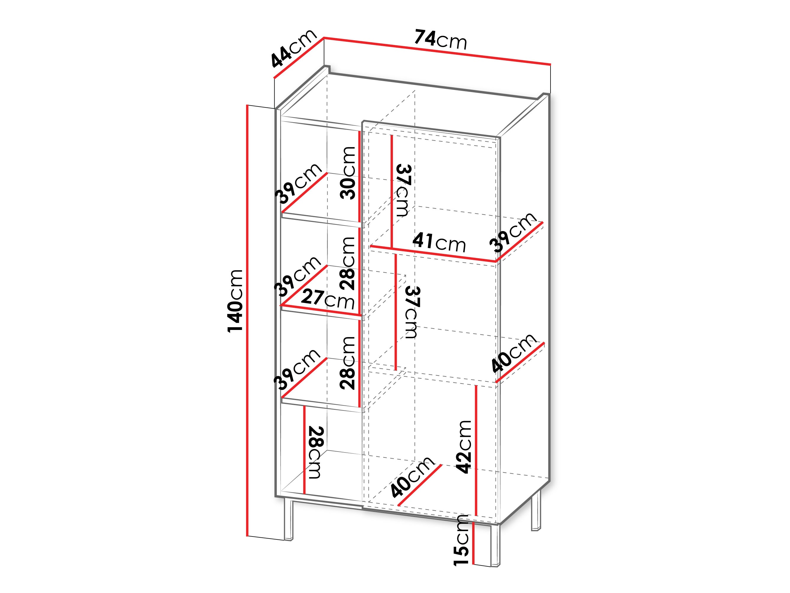 Lentyna Veldome 101 (Juoda + Šviesi ruda)