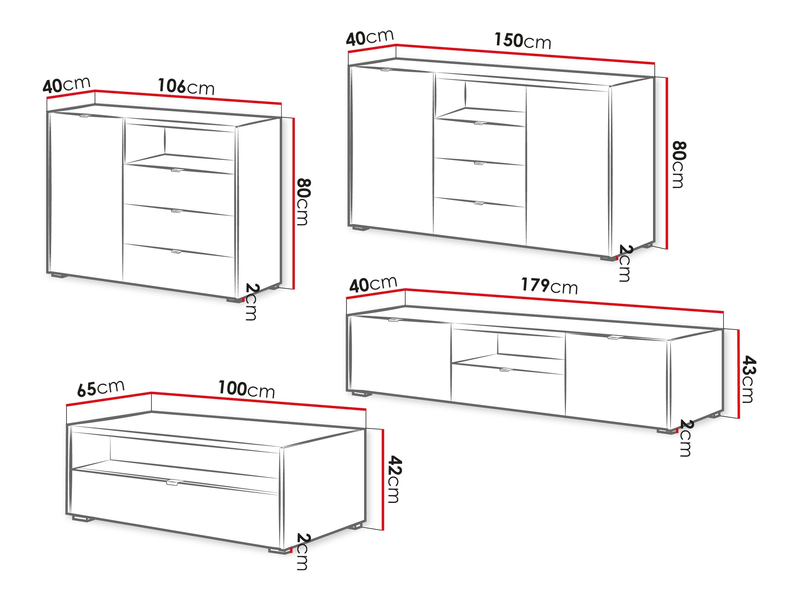 Svetainės komplektas Comfivo Ordo