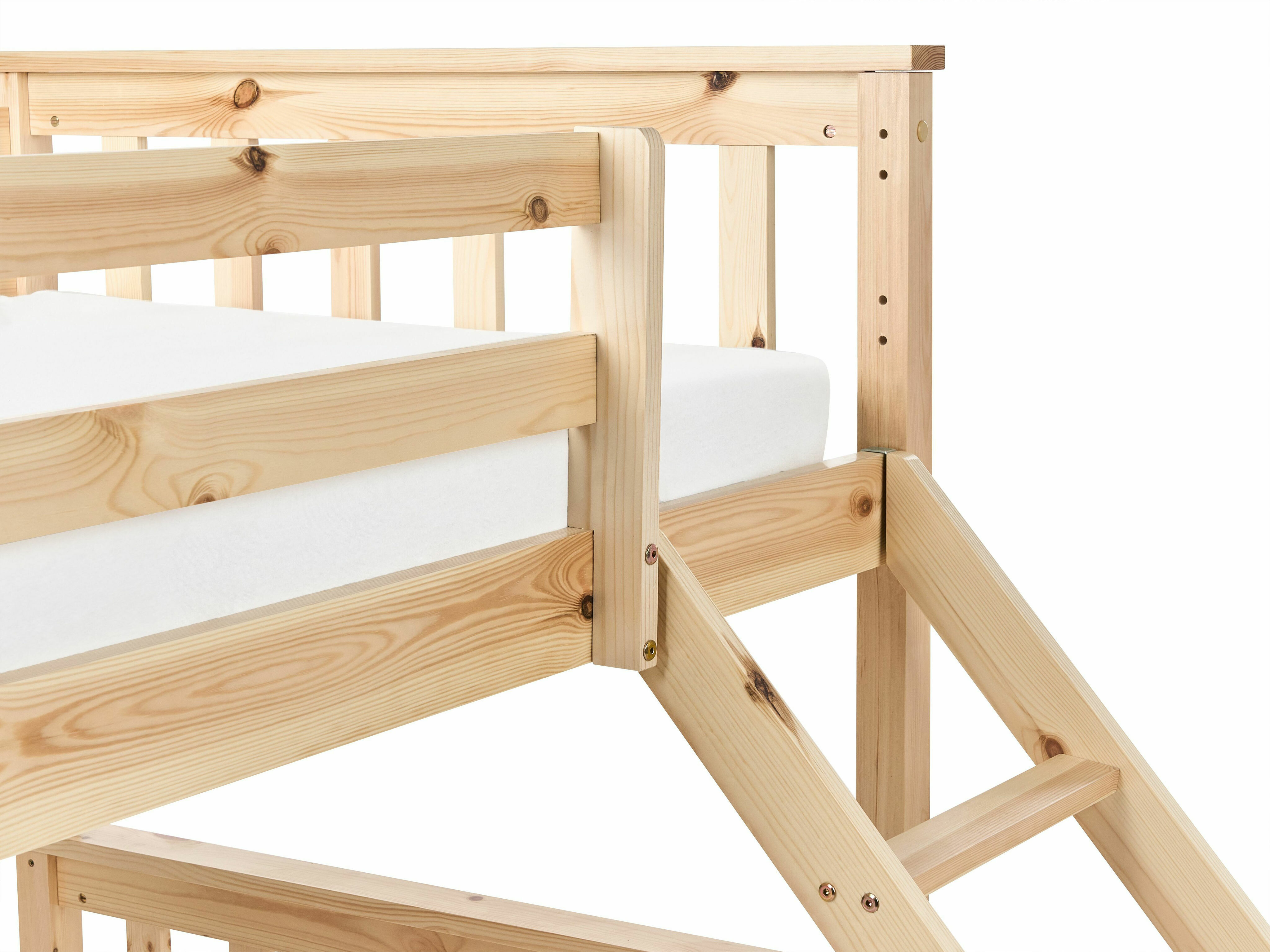 Dviaukštė lova Berwyn 2729 (Šviesus medis)