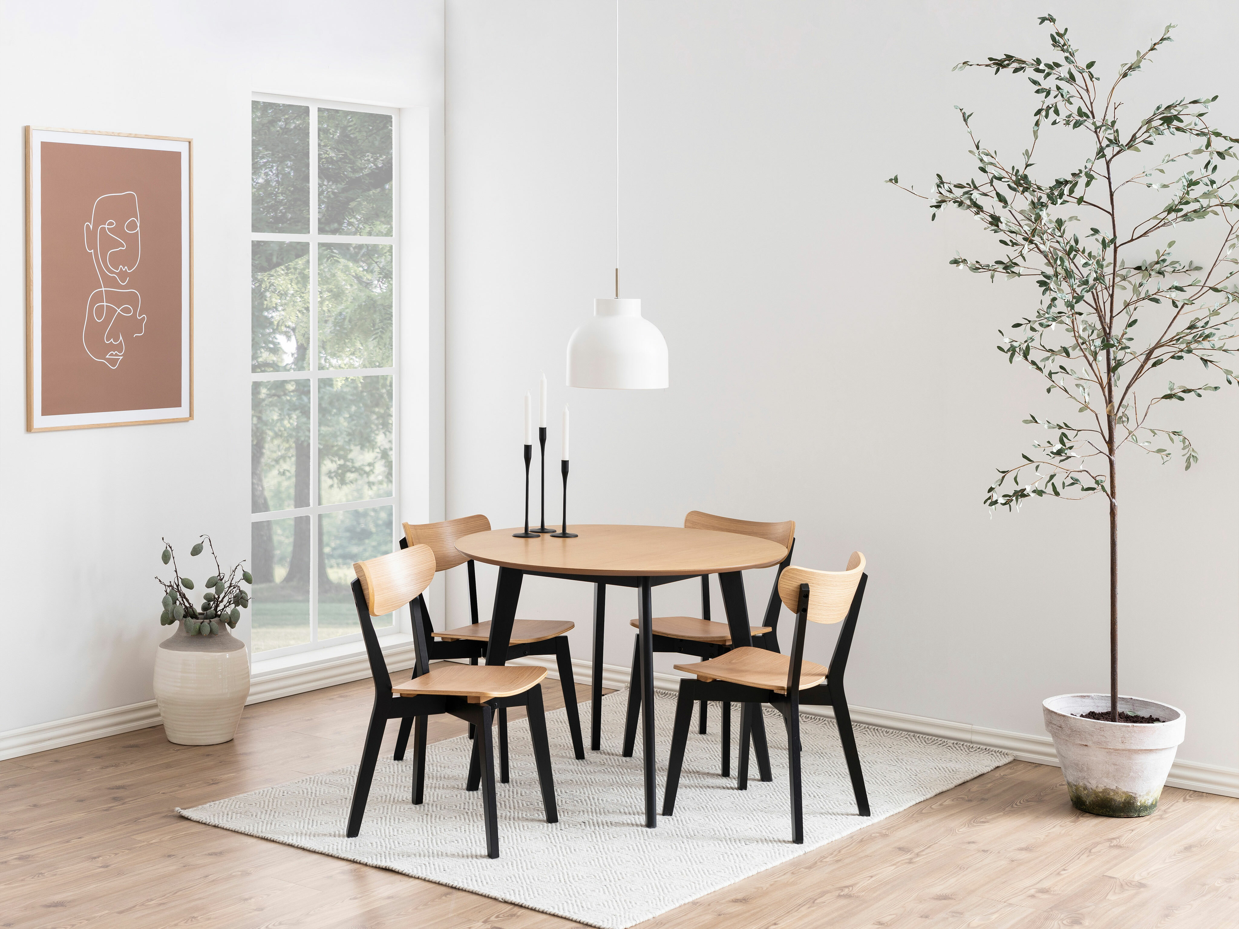 Kėdė Norsica 319 (Ąžuolas + Juoda)