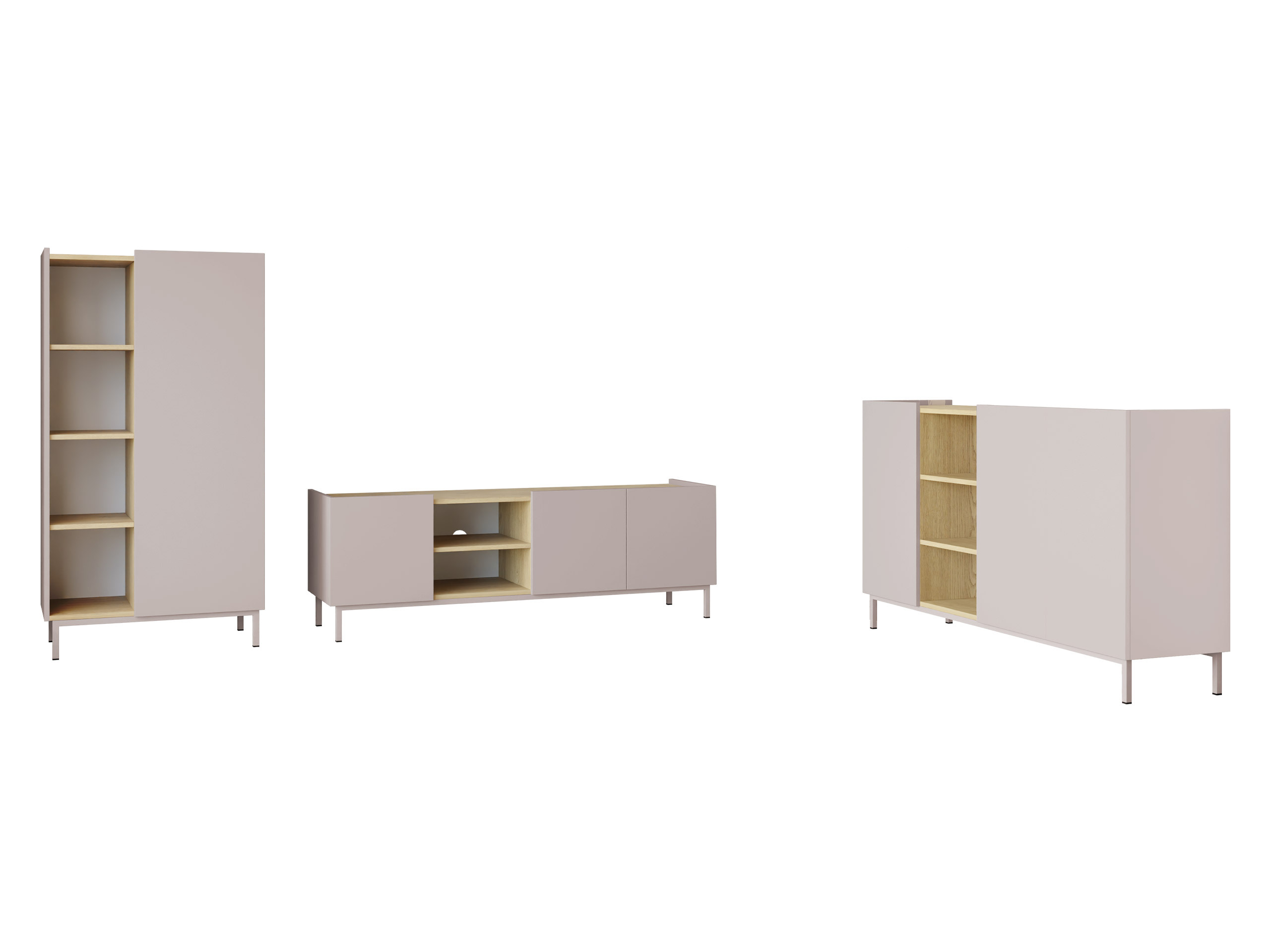 Svetainės komplektas Veldome 103 (Kašmyras + Ąžuolas)