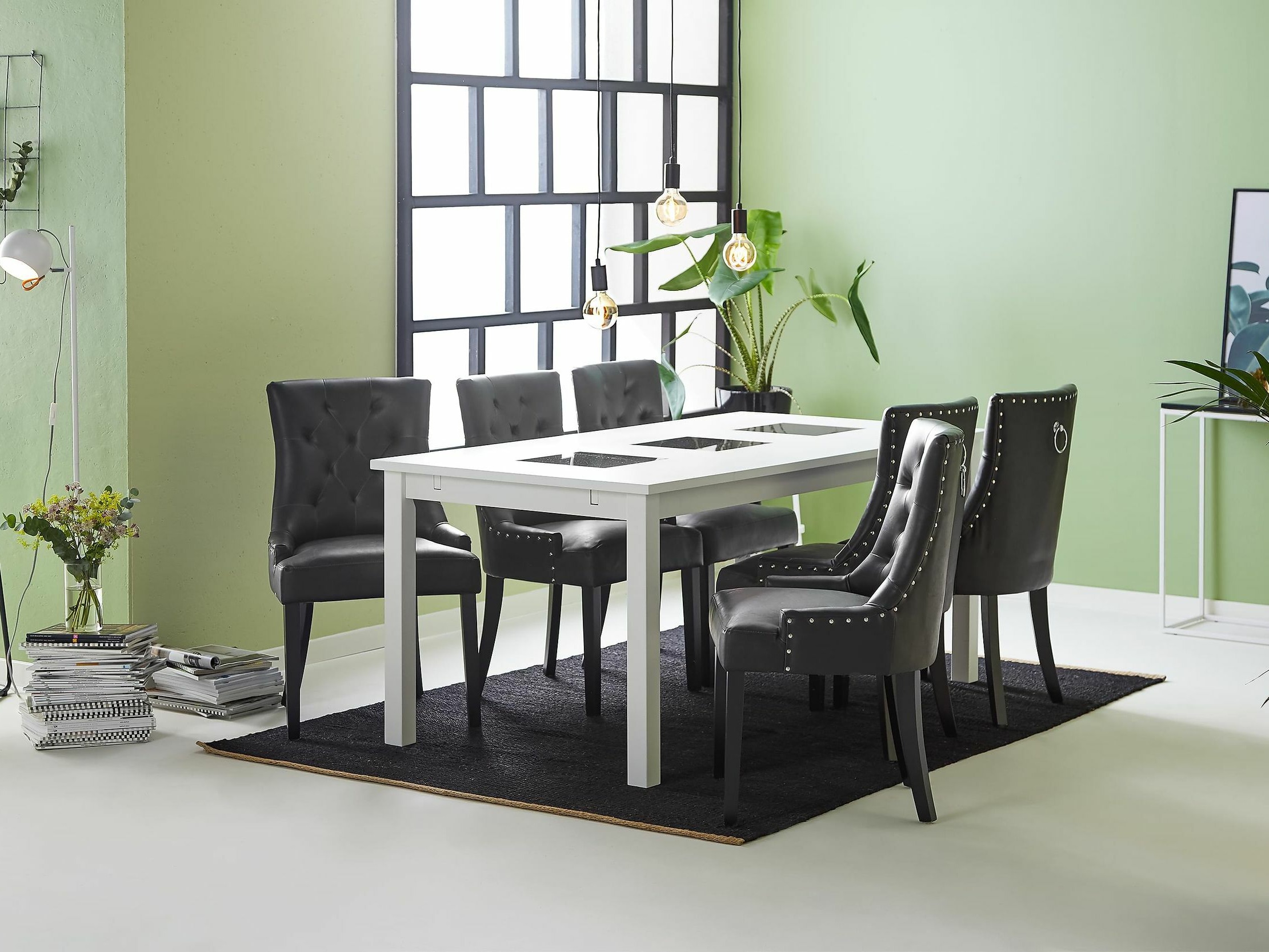 Valgomojo komplektas Scandinavian Choice 573 (Juoda)