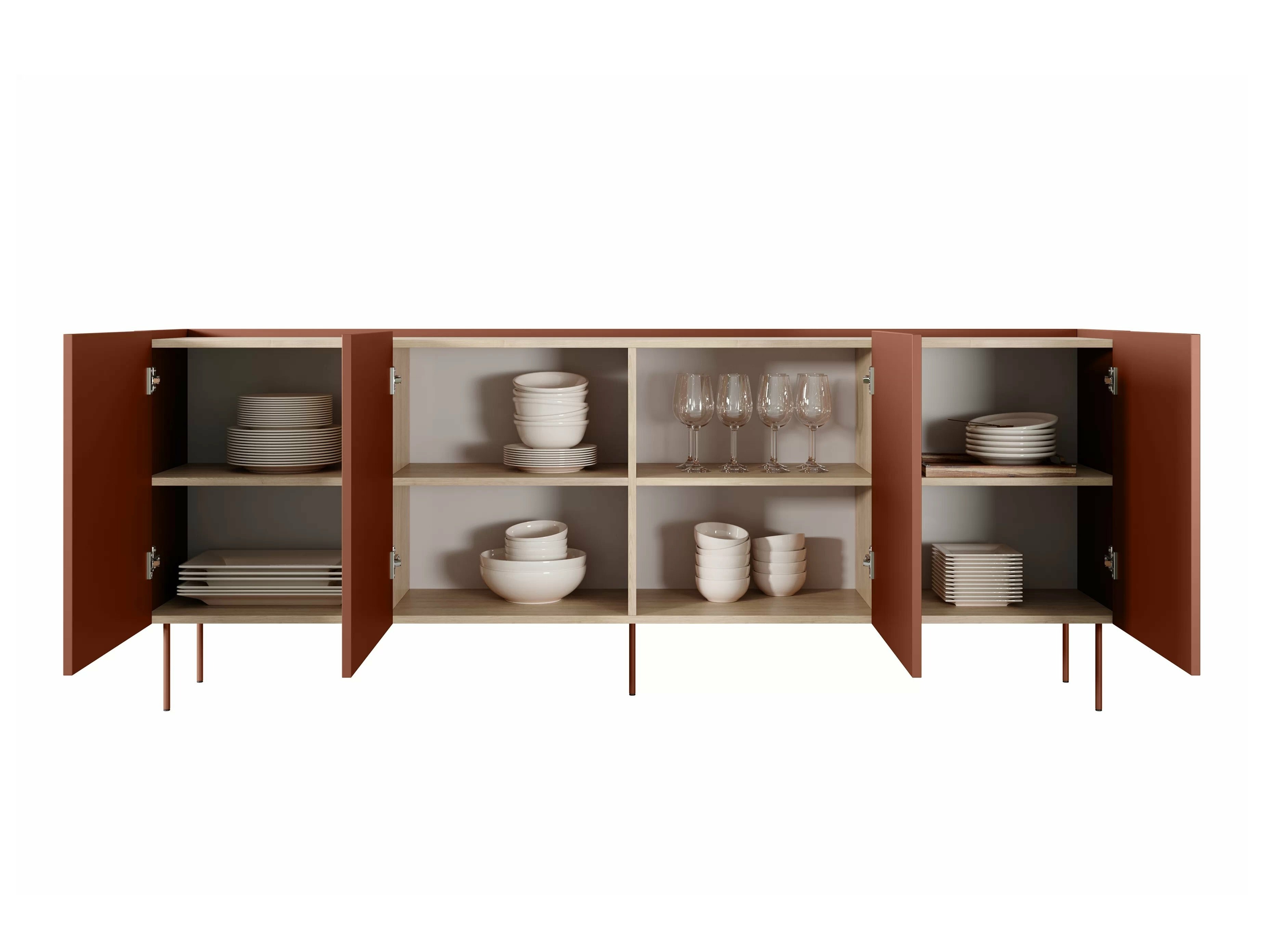 Spintelė Tivdala 105 (Ąžuolas + Matinė raudona)