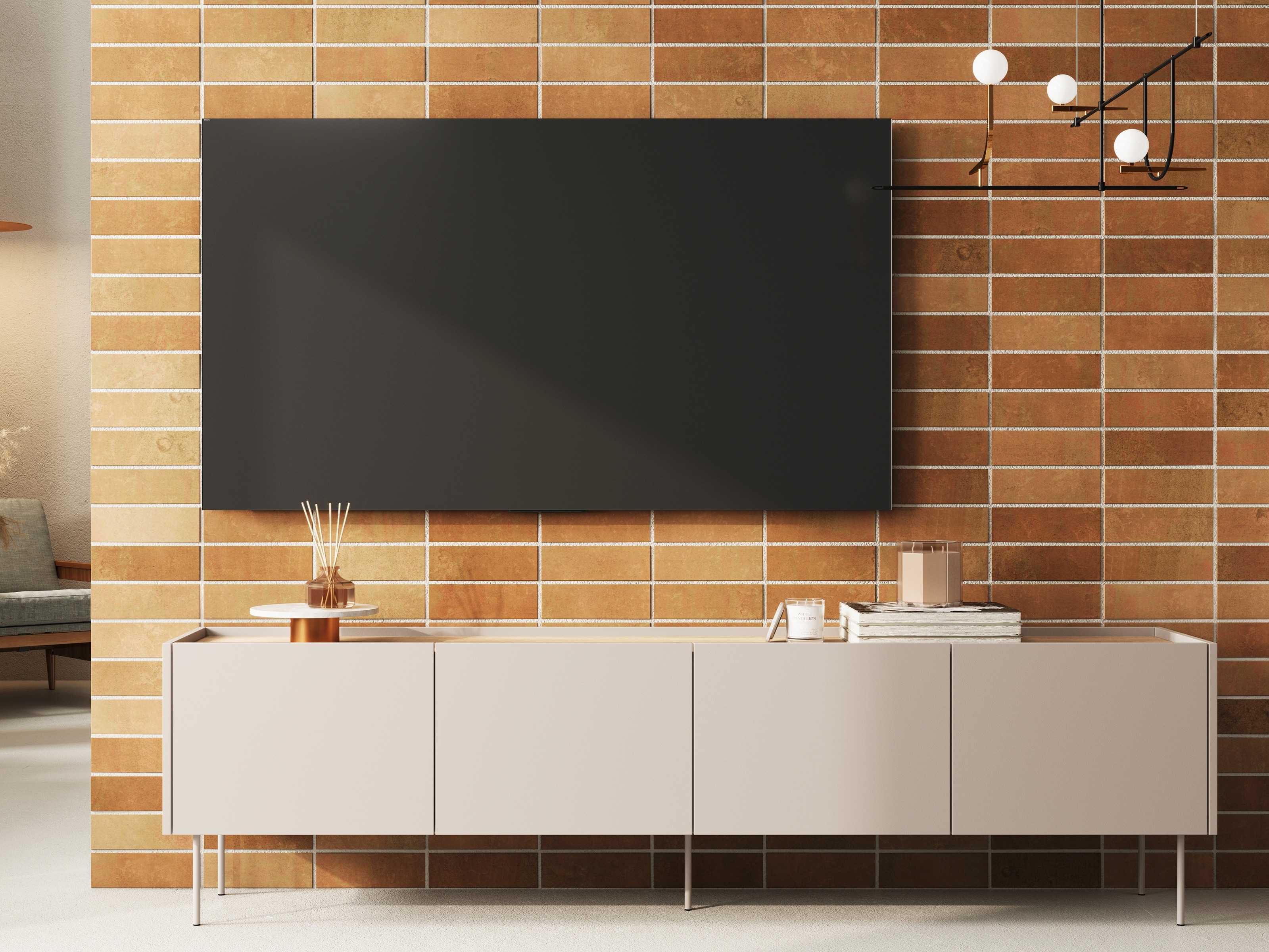 TV staliukas Tivdala 107 (Kašmyras + Ąžuolas)