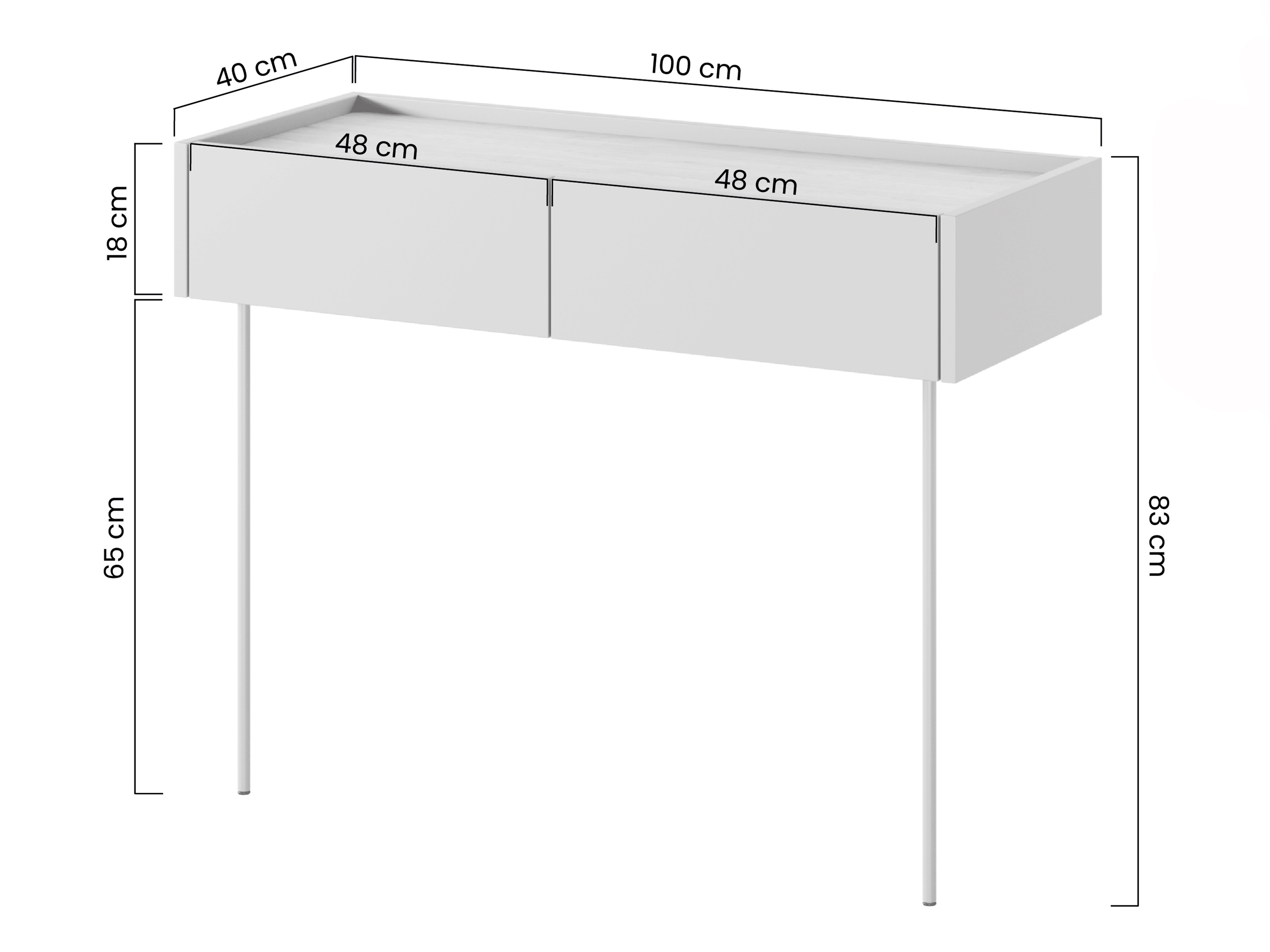 Konsolė Tivdala 110 (Ąžuolas + Matinė žalia)