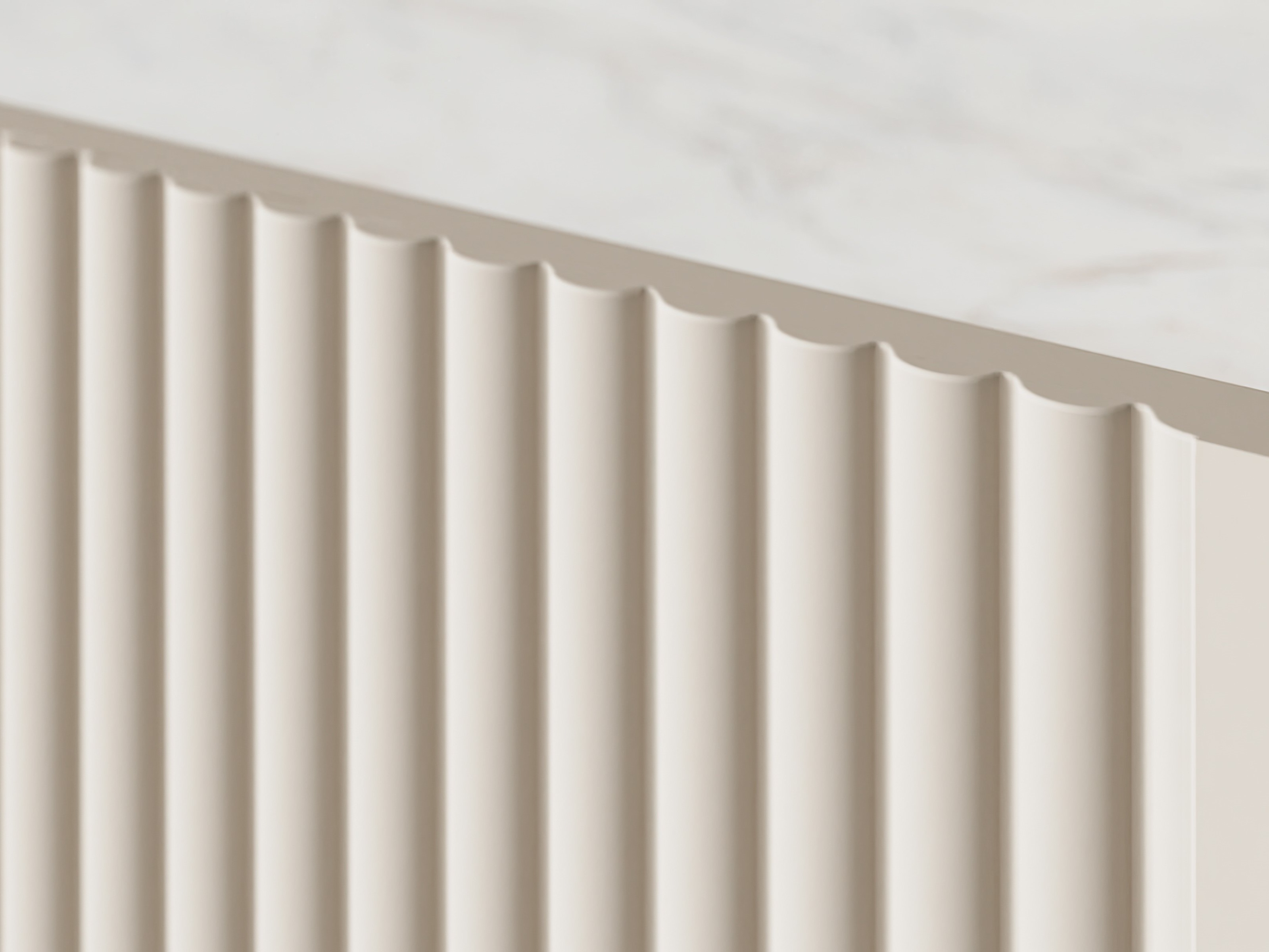 Naktinis staliukas Etrvero 104 (Kašmyras + Baltas marmuras)