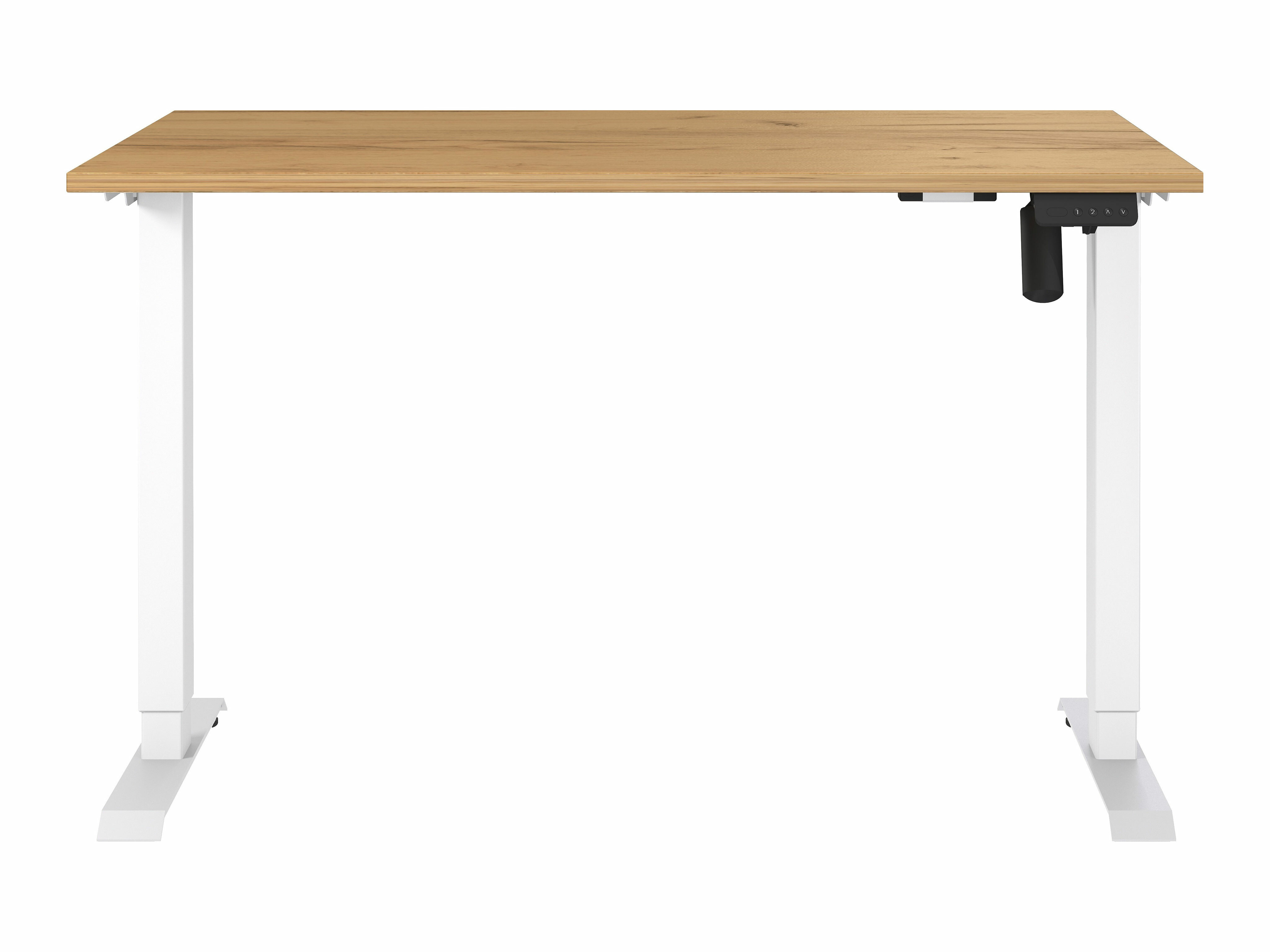 Reguliuojamo aukščio darbo stalas Lartesi 115 (Navarra ąžuolas + Balta)